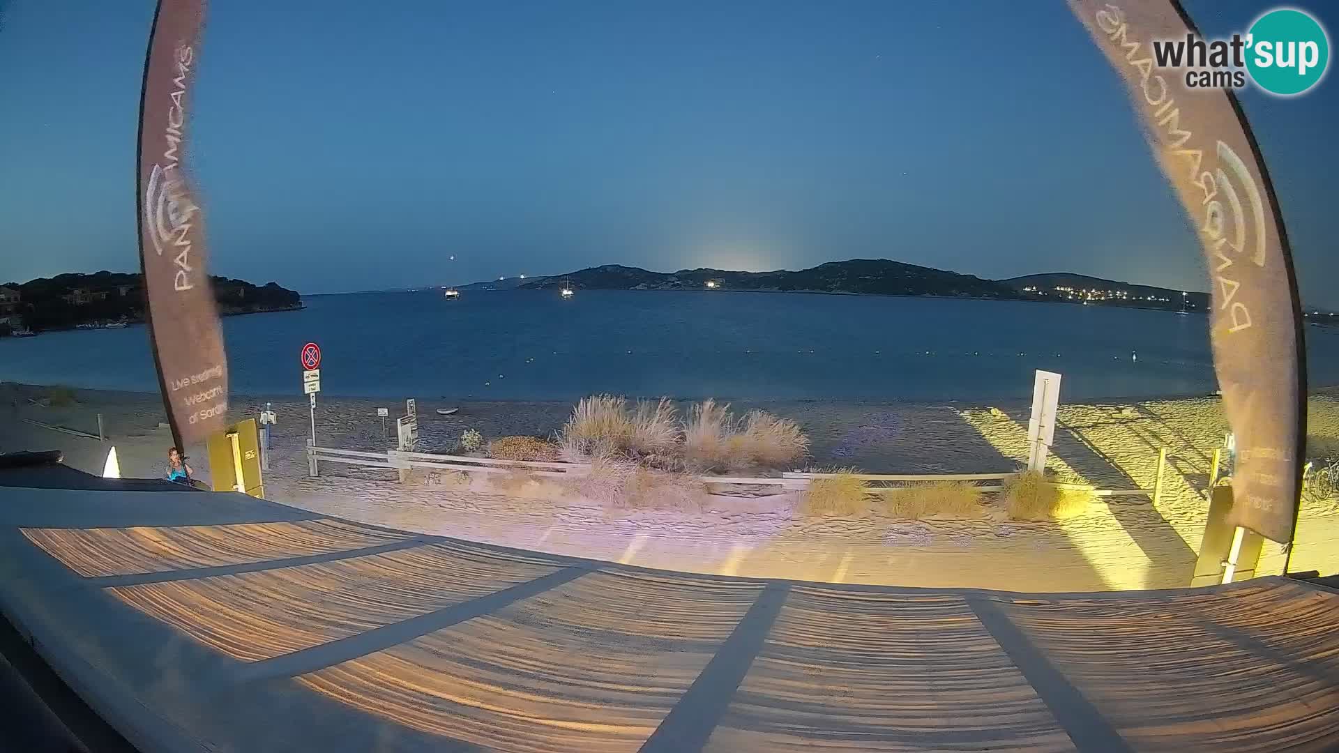 Porto Pollo Windsurfing and Kite surfing live webcam – Sardinia – Italy