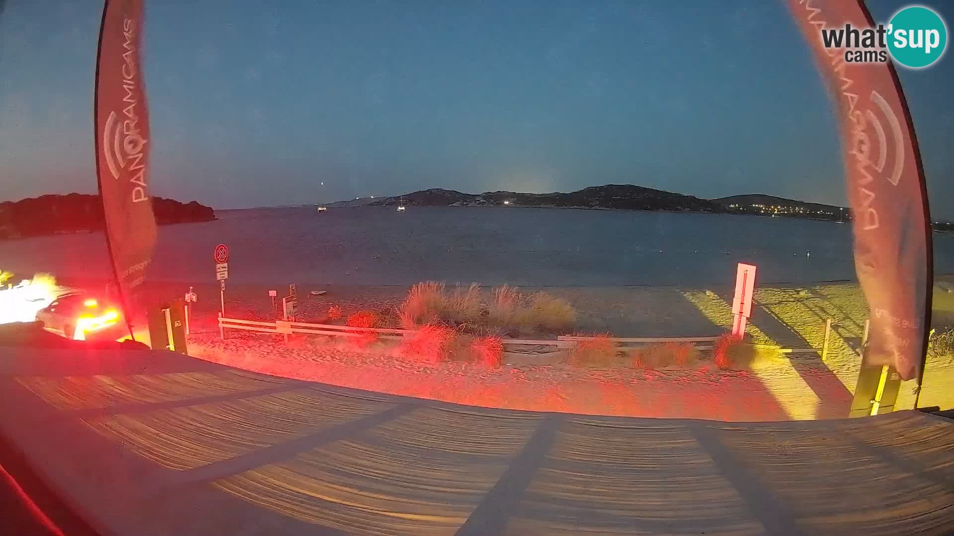 Porto Pollo Windsurfing and Kite surfing live webcam – Sardinia – Italy
