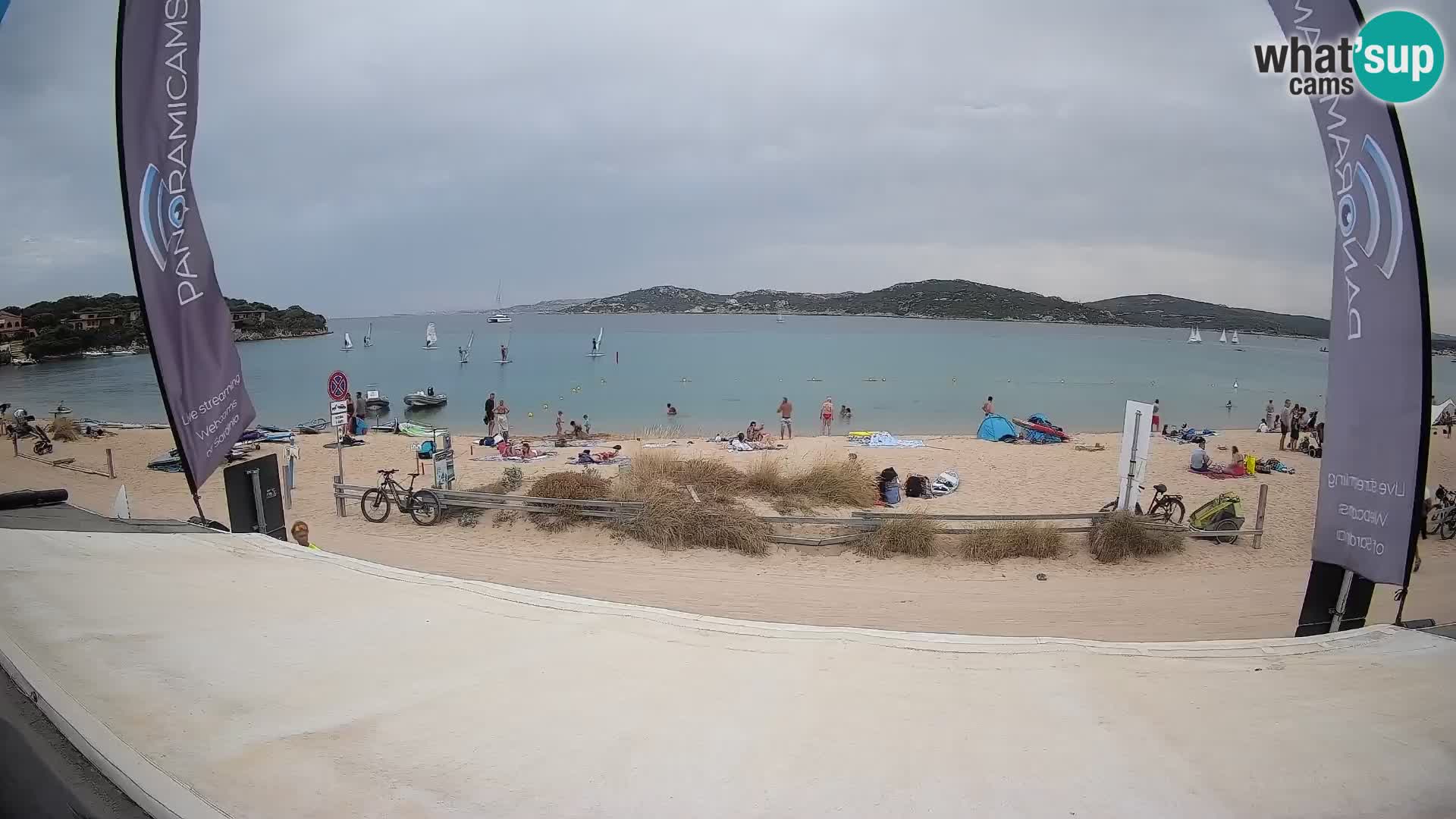 Porto Pollo Windsurfen und Kitesurfen Live-Webcam – Sardinien – Italien