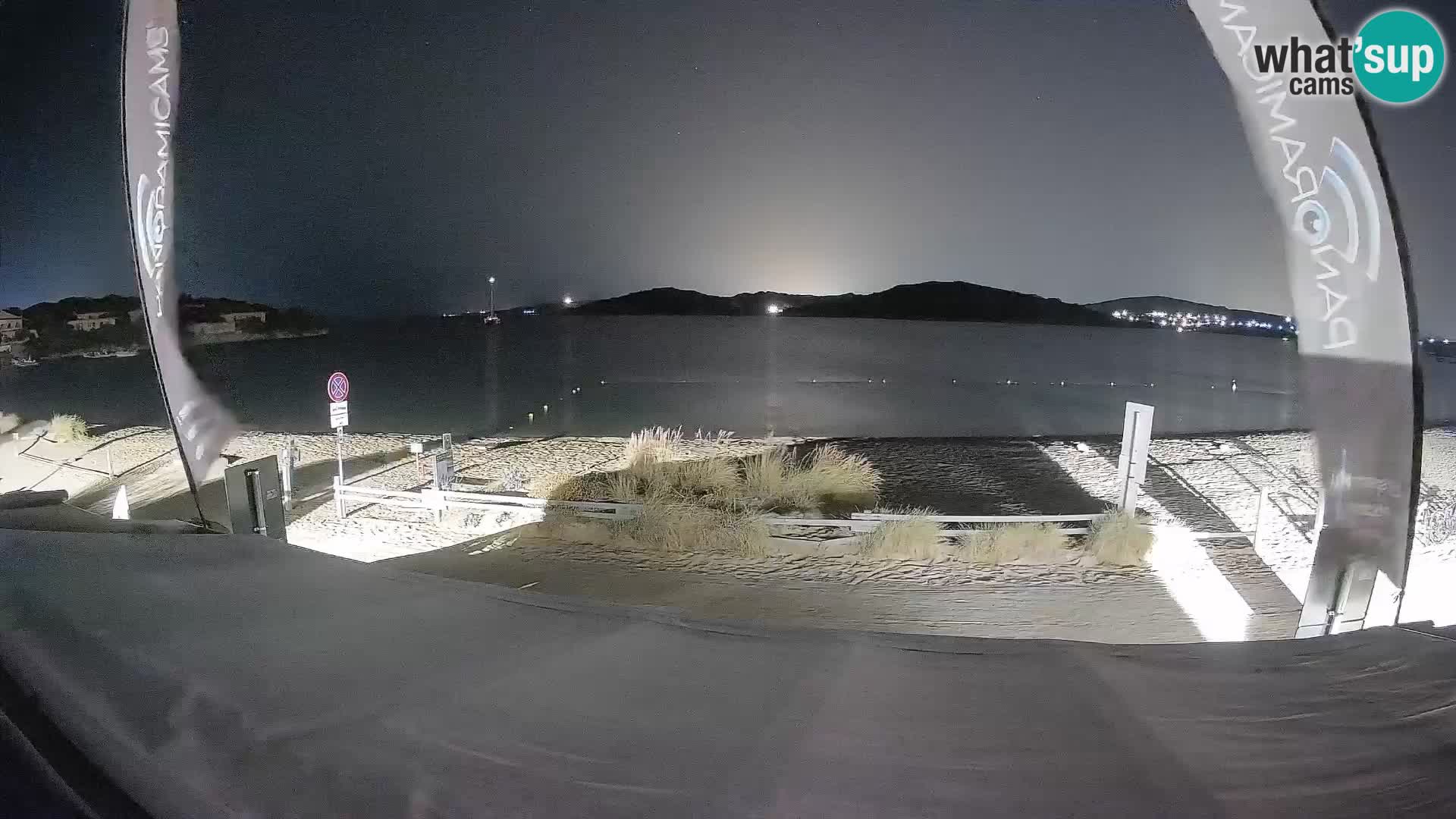 Porto Pollo Windsurfing and Kite surfing live webcam – Sardinia – Italy