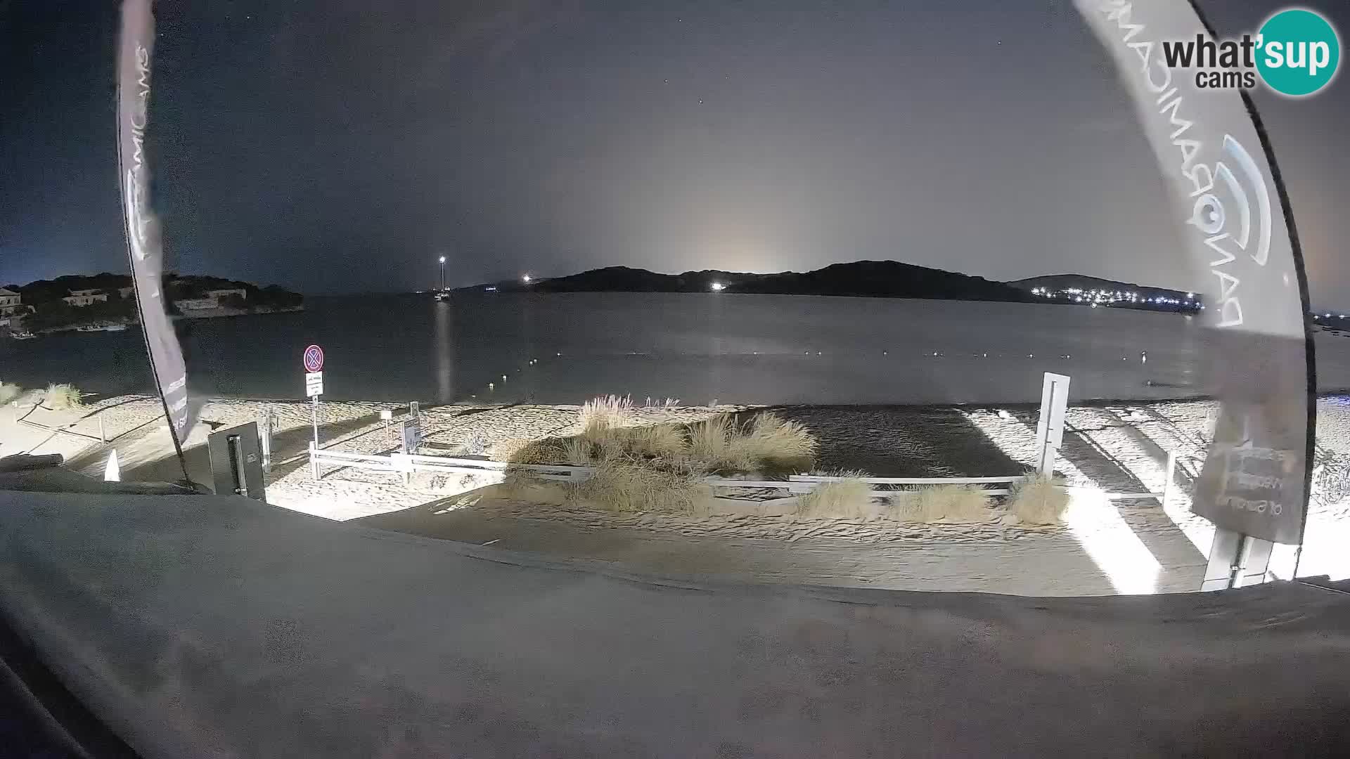 Porto Pollo Windsurfing and Kite surfing live webcam – Sardinia – Italy