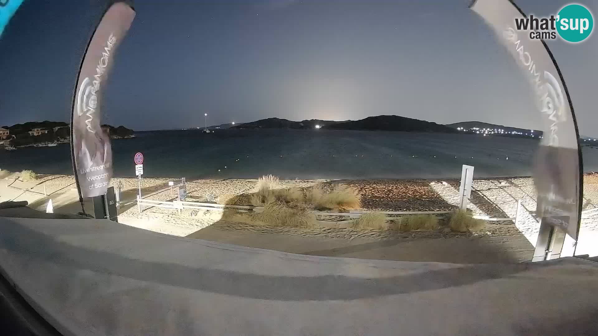 Webcam en direct de planche à voile et de kite surf à Porto Pollo – Sardaigne – Italie