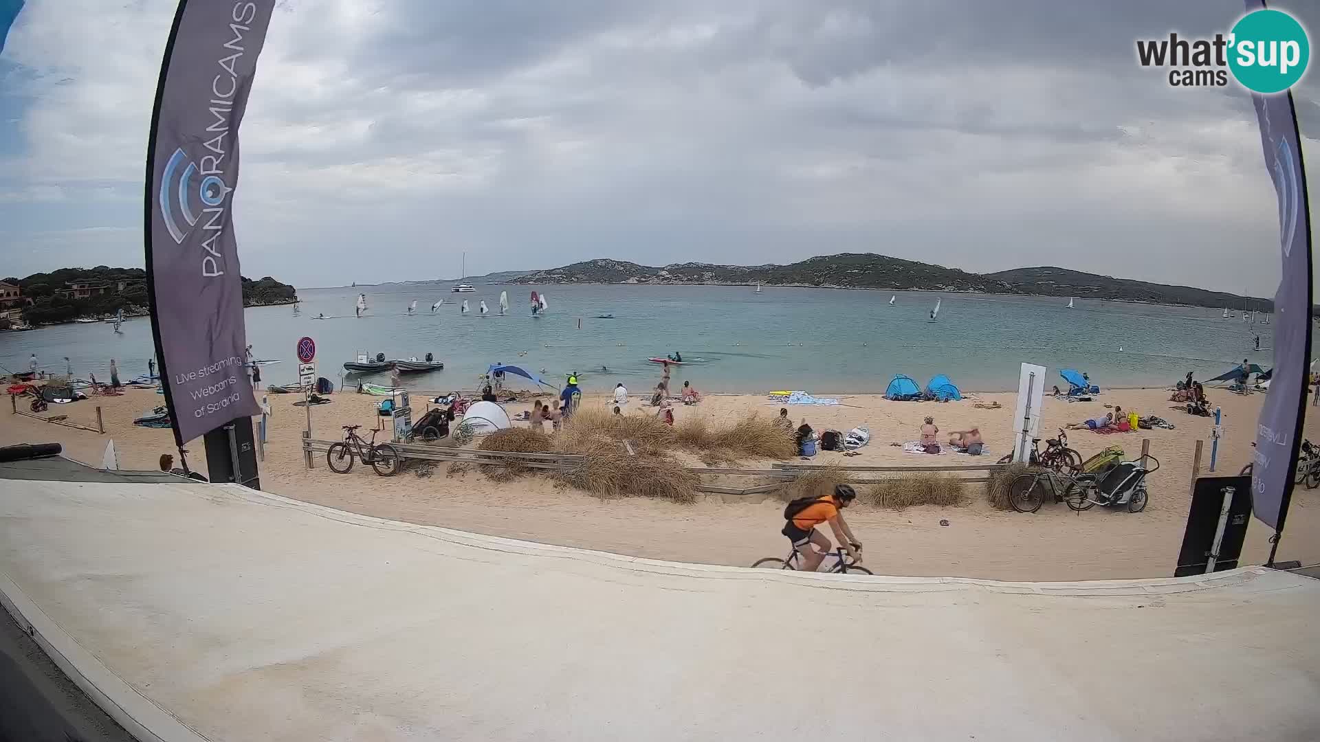 Porto Pollo Windsurfen und Kitesurfen Live-Webcam – Sardinien – Italien