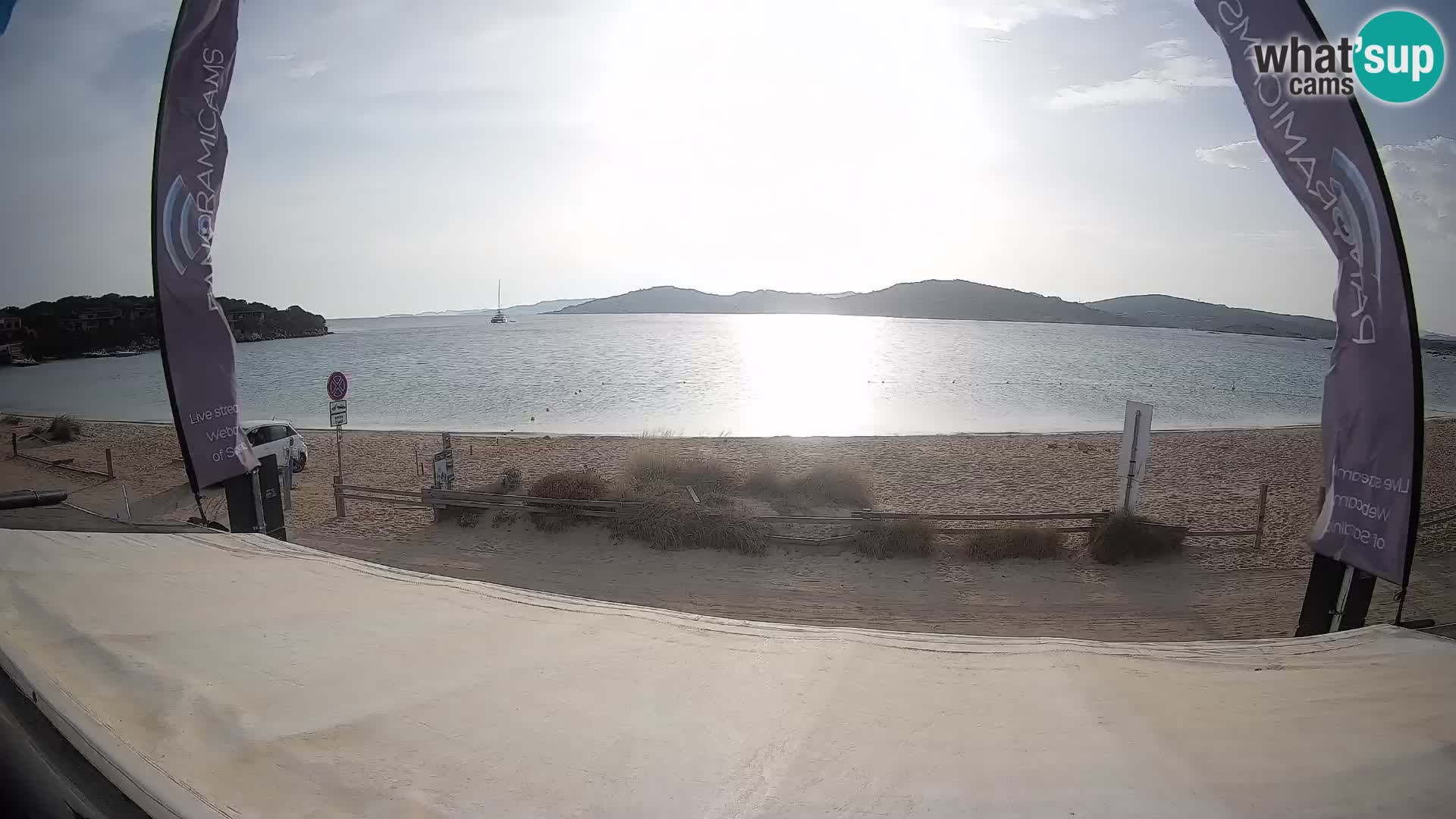 Porto Pollo Windsurfen und Kitesurfen Live-Webcam – Sardinien – Italien
