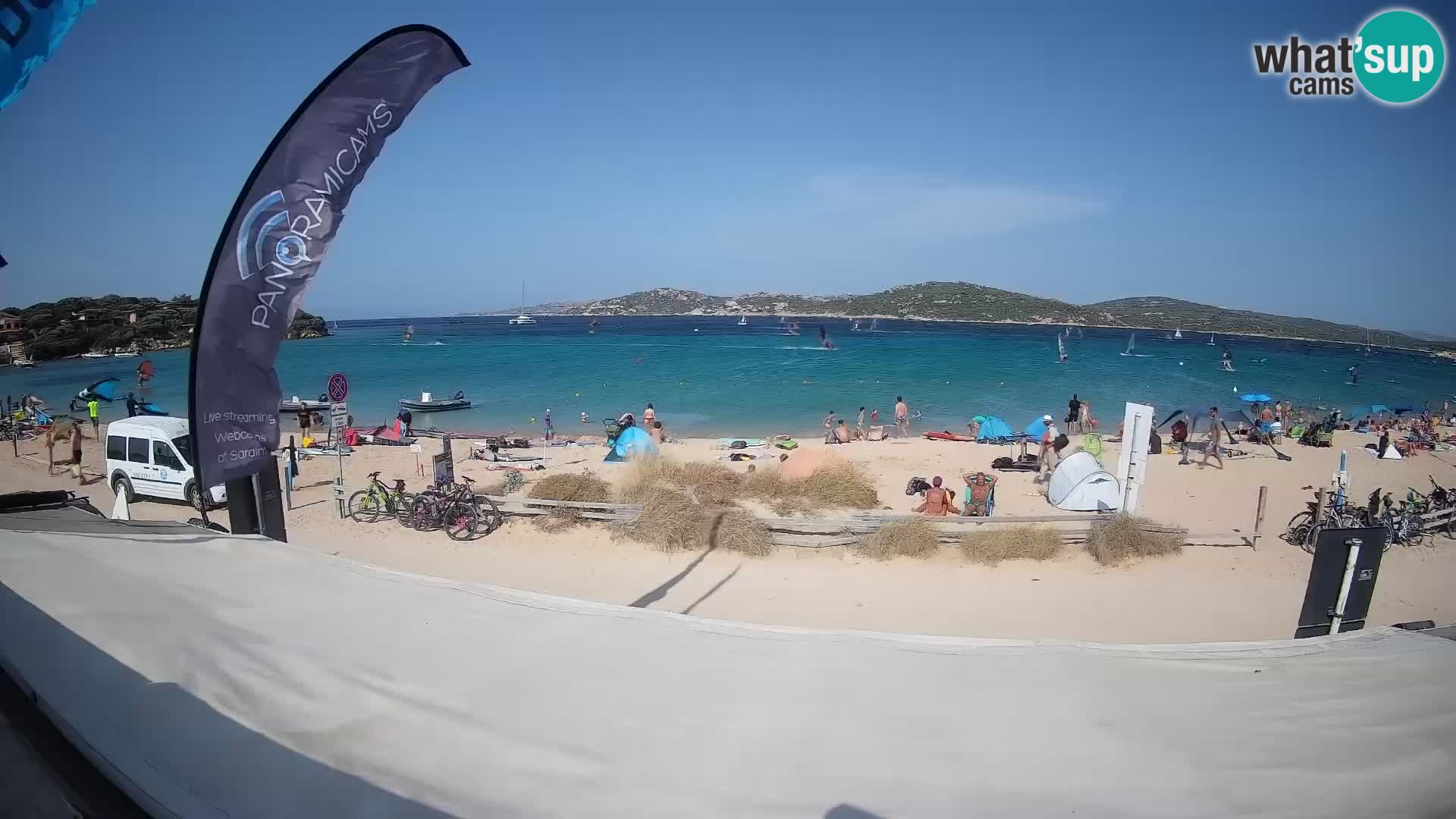 Porto Pollo Windsurfen und Kitesurfen Live-Webcam – Sardinien – Italien