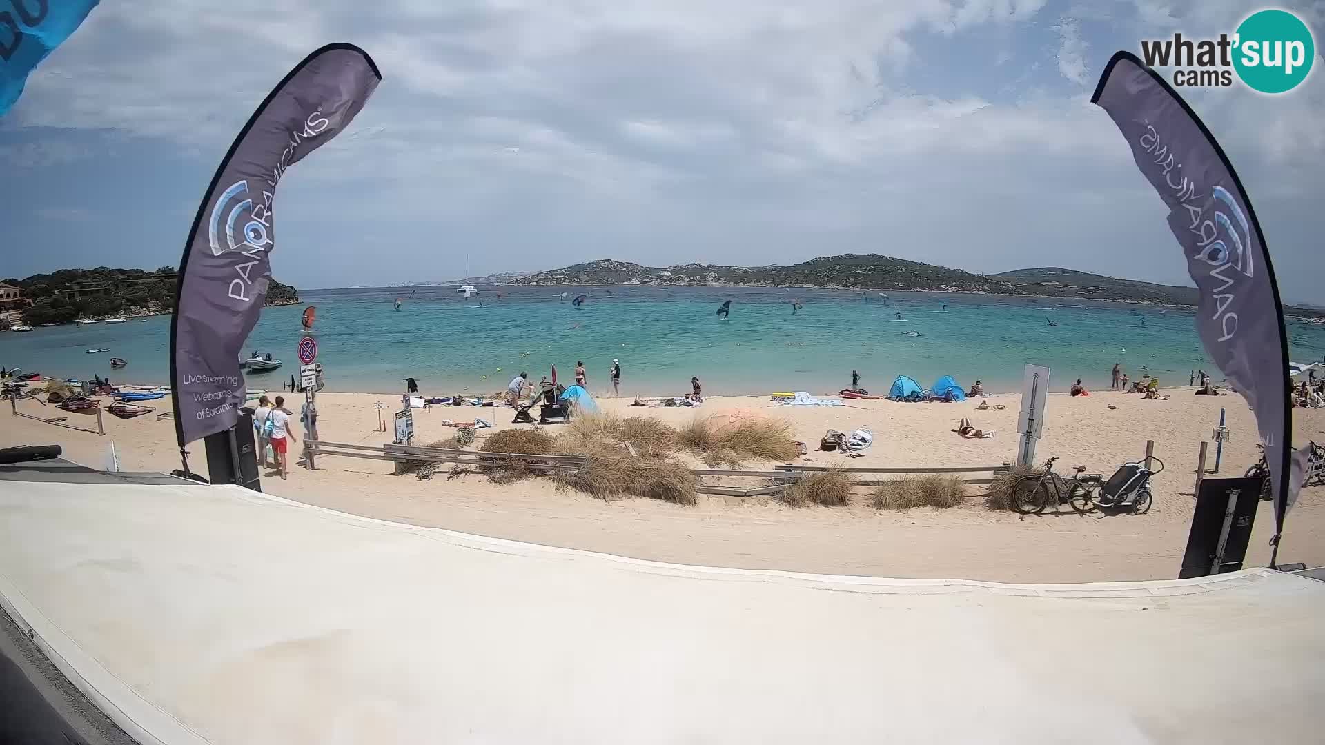 Porto Pollo Windsurfing and Kite surfing live webcam – Sardinia – Italy