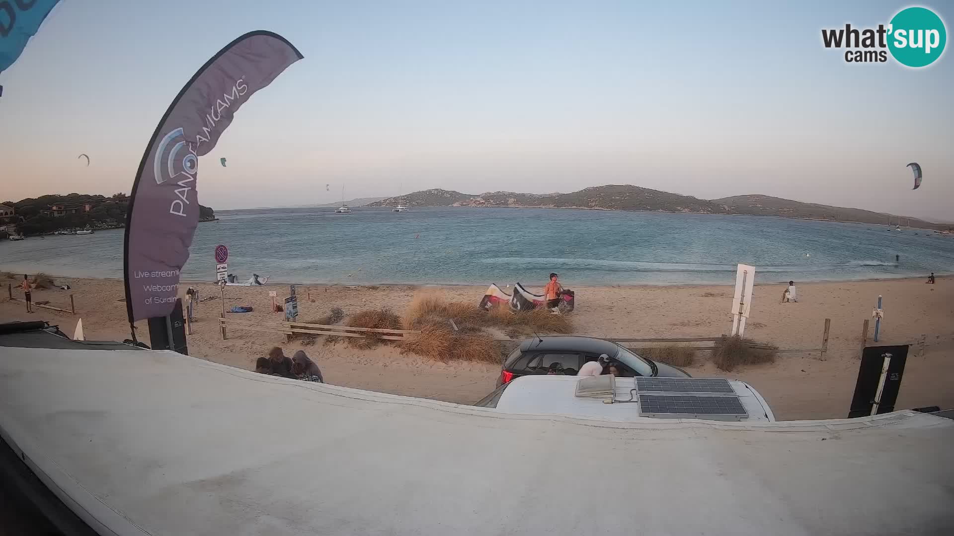 Porto Pollo Windsurfen und Kitesurfen Live-Webcam – Sardinien – Italien