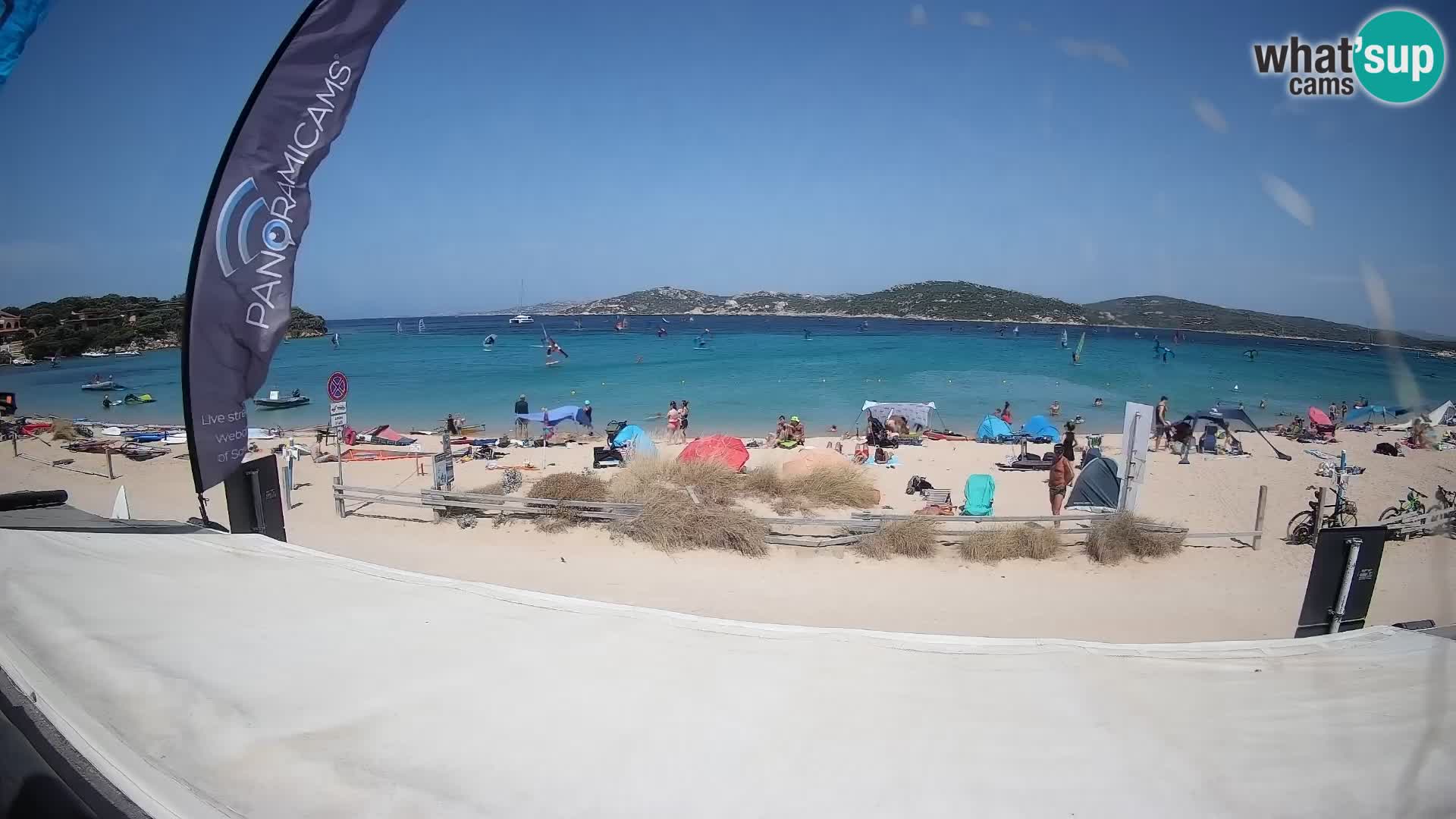 Porto Pollo Windsurfing i Kite surfanje web kamera uživo – Sardinija – Italija