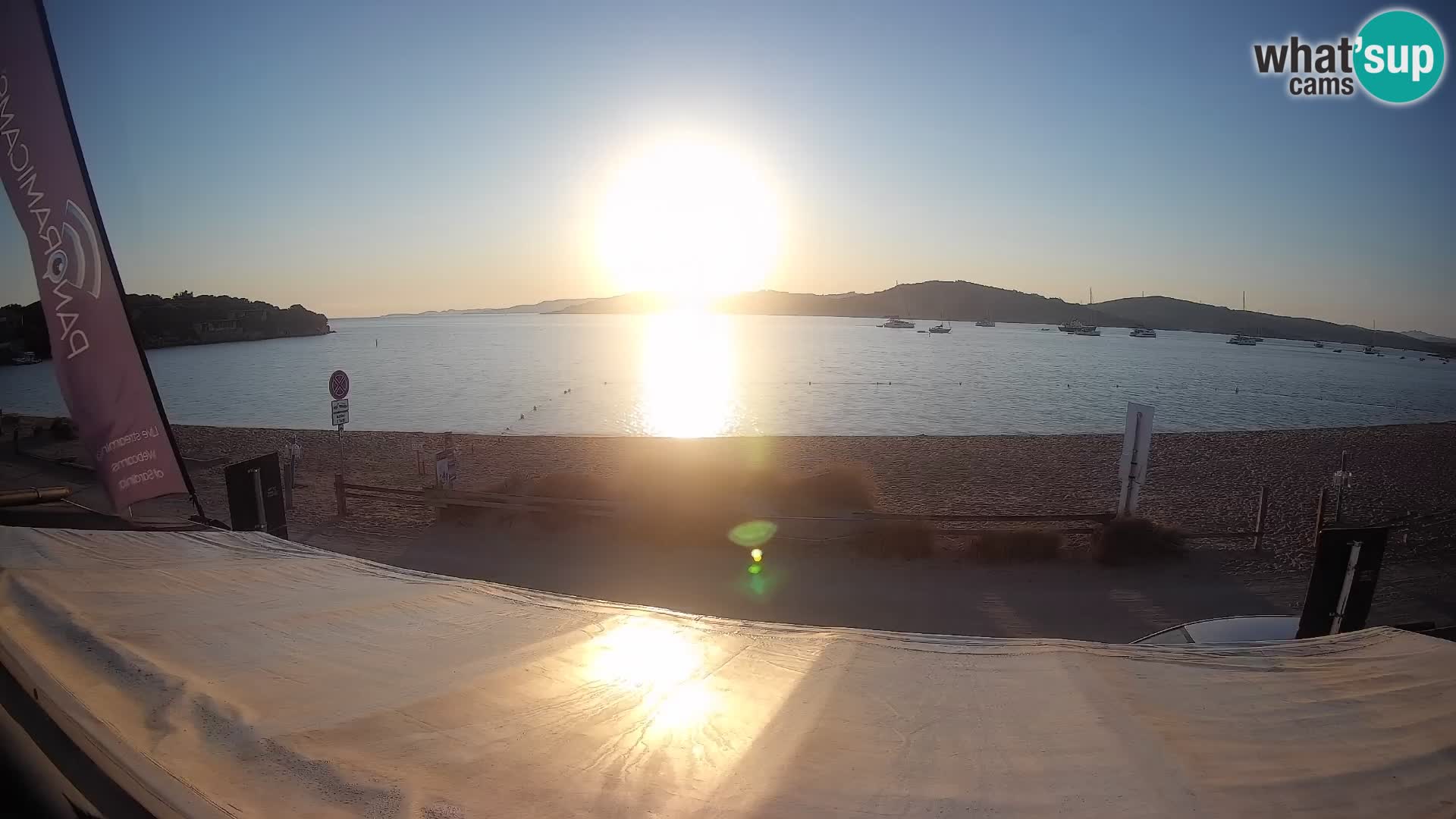 Porto Pollo Windsurfing i Kite surfanje web kamera uživo – Sardinija – Italija