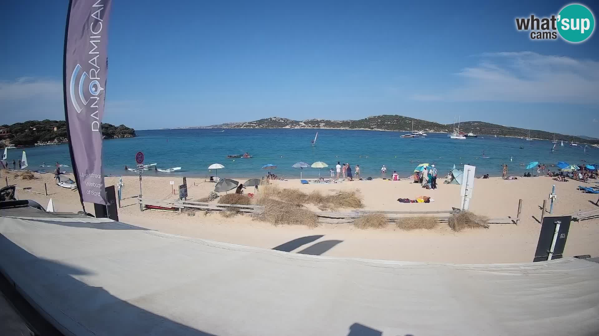 Porto Pollo Windsurfing and Kite surfing live webcam – Sardinia – Italy