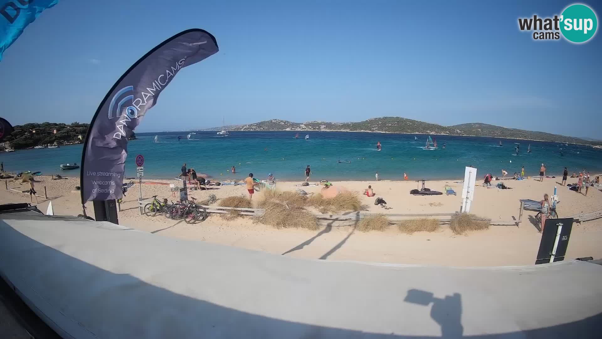 Porto Pollo Windsurfen und Kitesurfen Live-Webcam – Sardinien – Italien