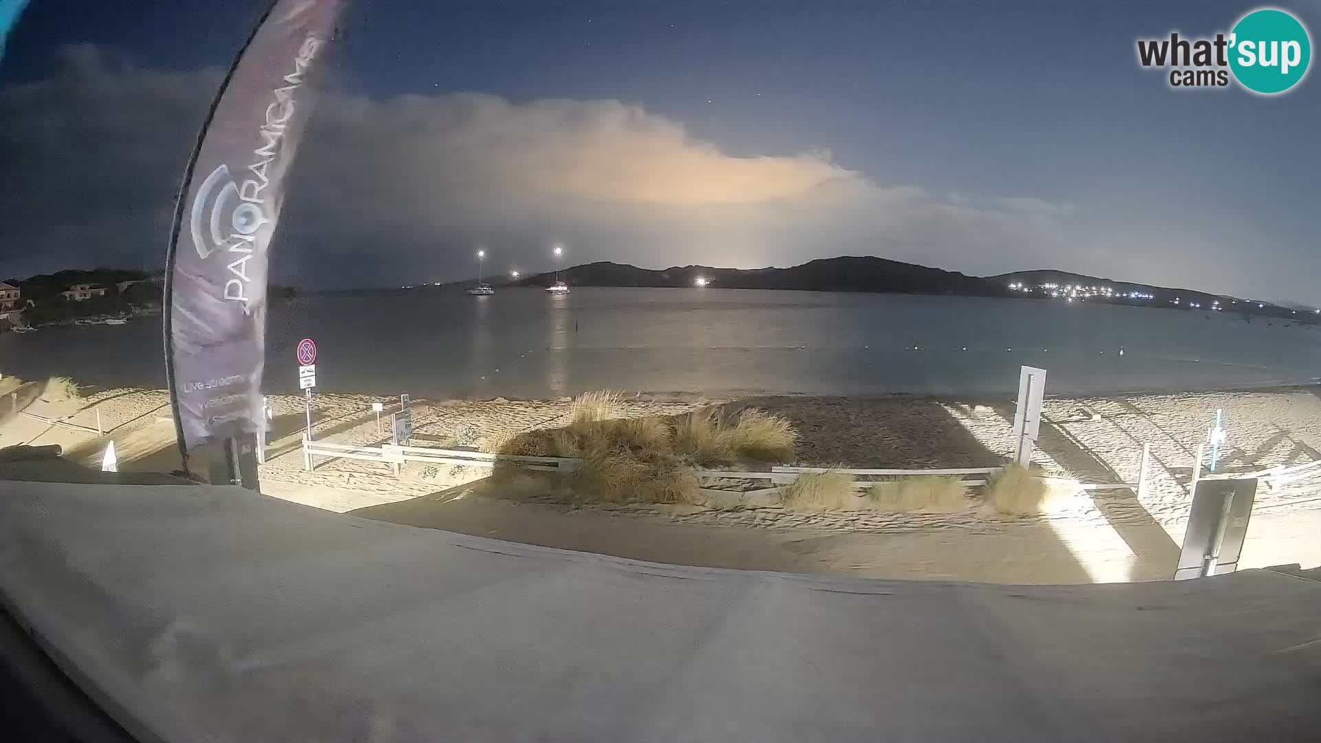 Webcam en direct de planche à voile et de kite surf à Porto Pollo – Sardaigne – Italie