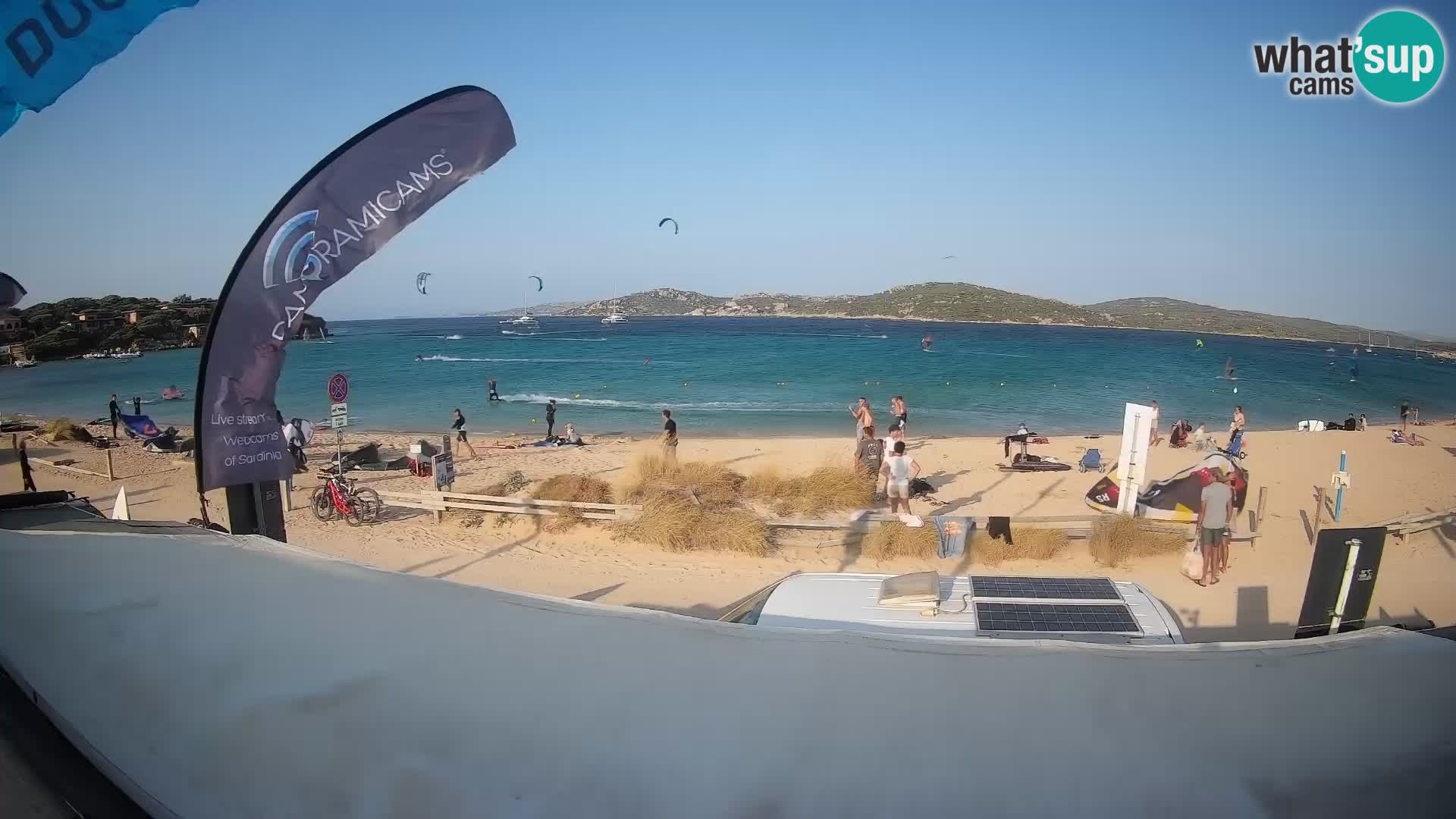Porto Pollo Windsurfing i Kite surfanje web kamera uživo – Sardinija – Italija