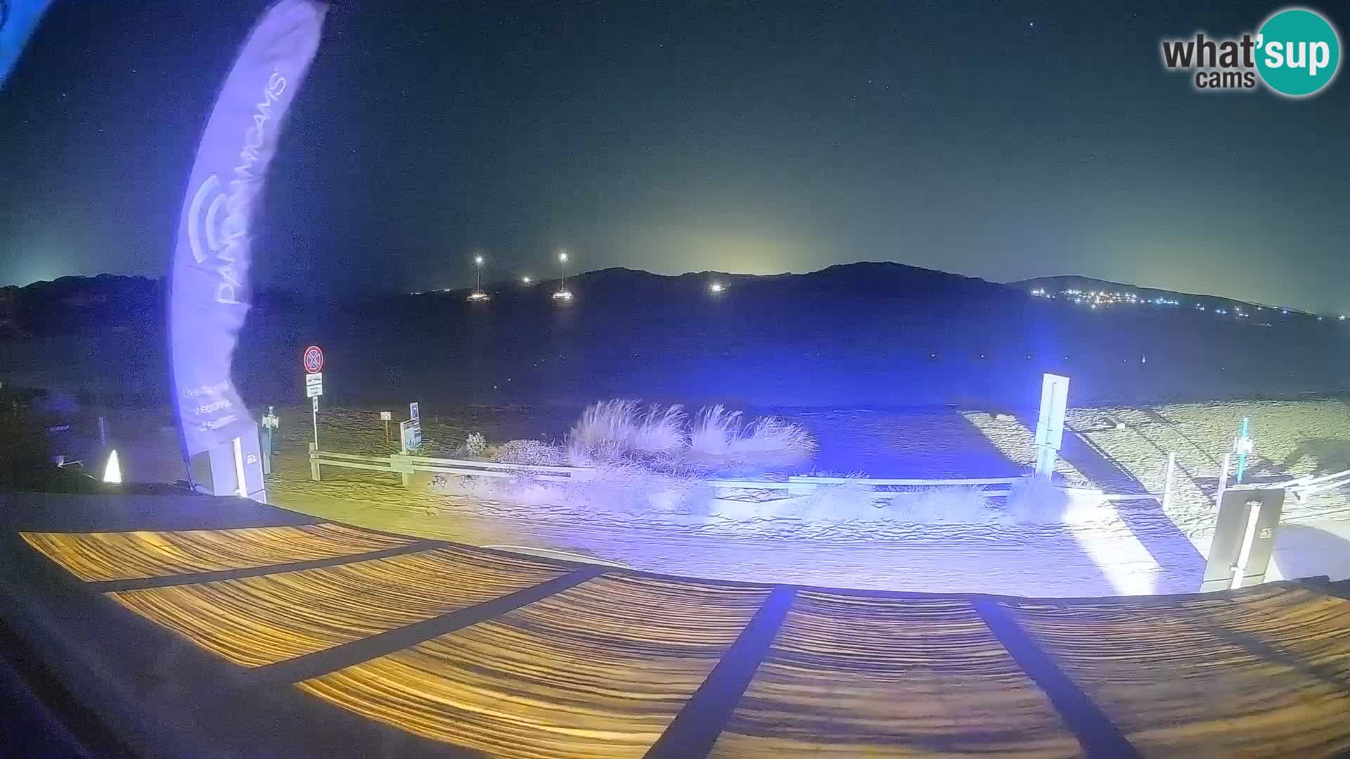 Webcam en direct de planche à voile et de kite surf à Porto Pollo – Sardaigne – Italie