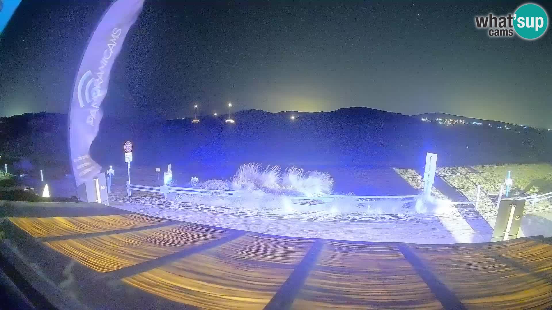 Webcam en direct de planche à voile et de kite surf à Porto Pollo – Sardaigne – Italie
