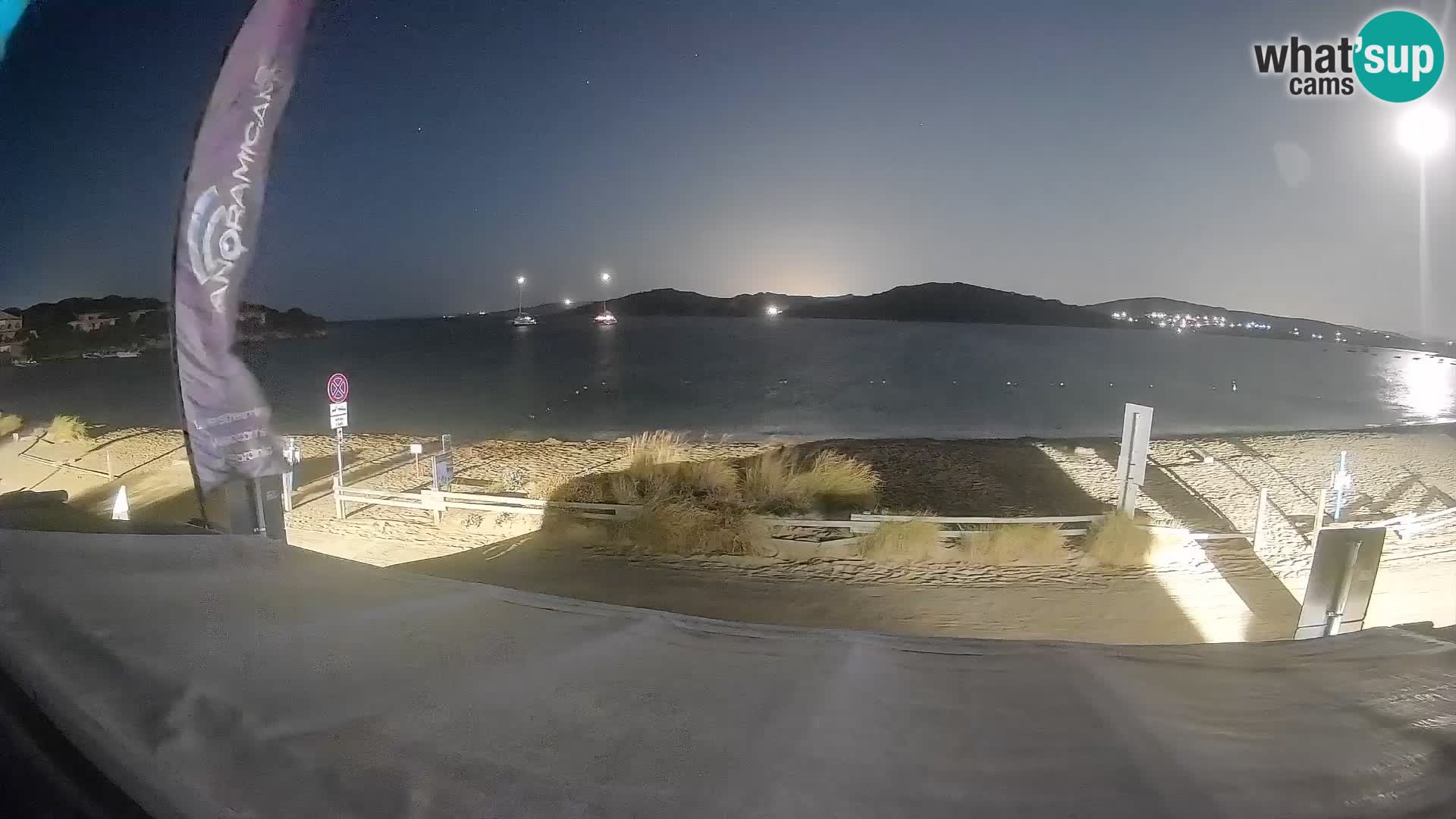 Webcam en direct de planche à voile et de kite surf à Porto Pollo – Sardaigne – Italie
