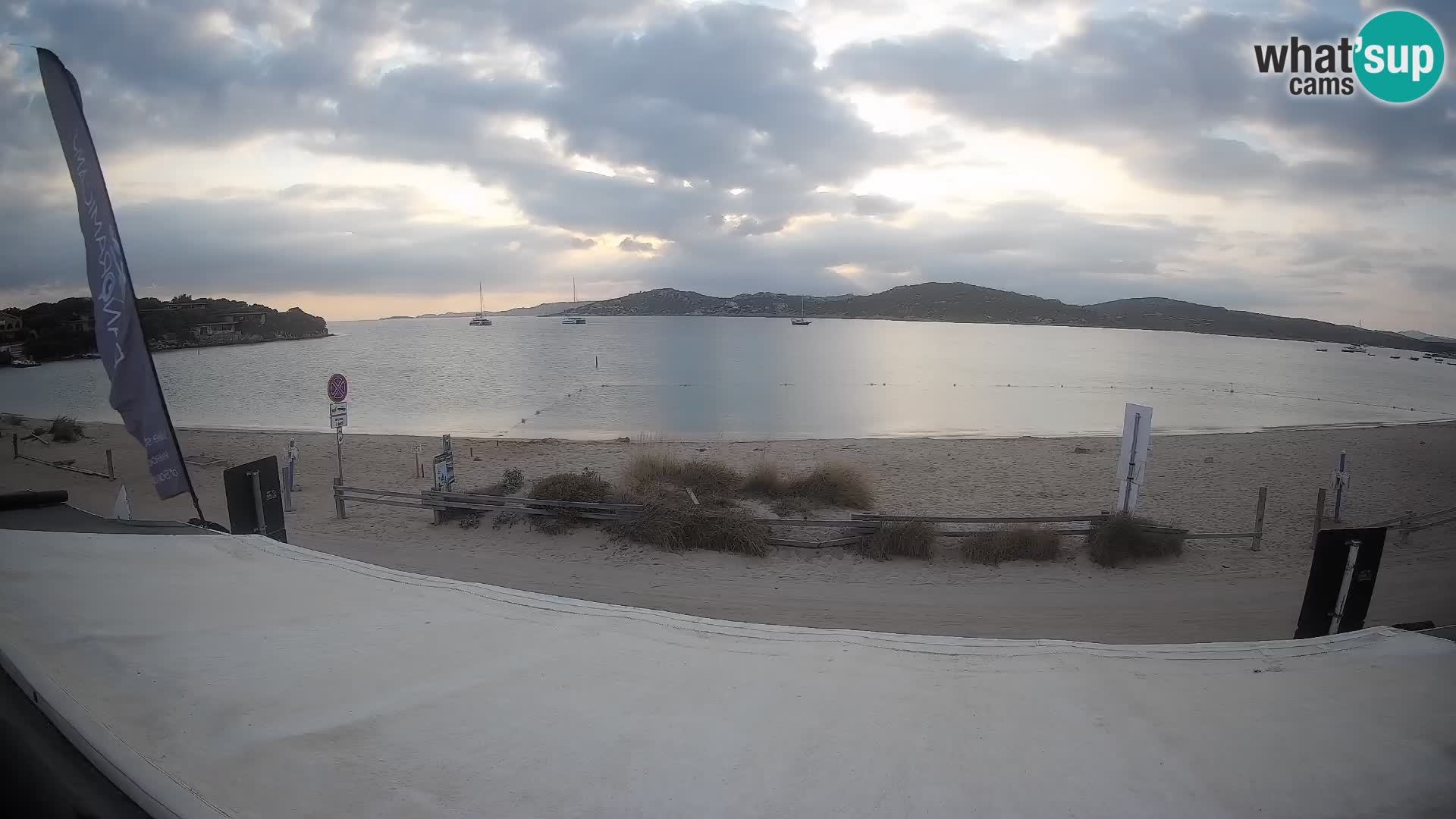 Webcam en direct de planche à voile et de kite surf à Porto Pollo – Sardaigne – Italie