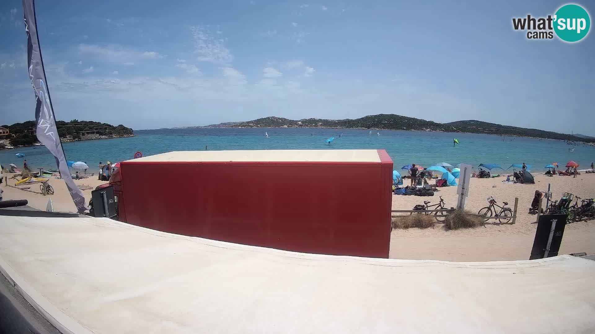 Porto Pollo Windsurfen und Kitesurfen Live-Webcam – Sardinien – Italien
