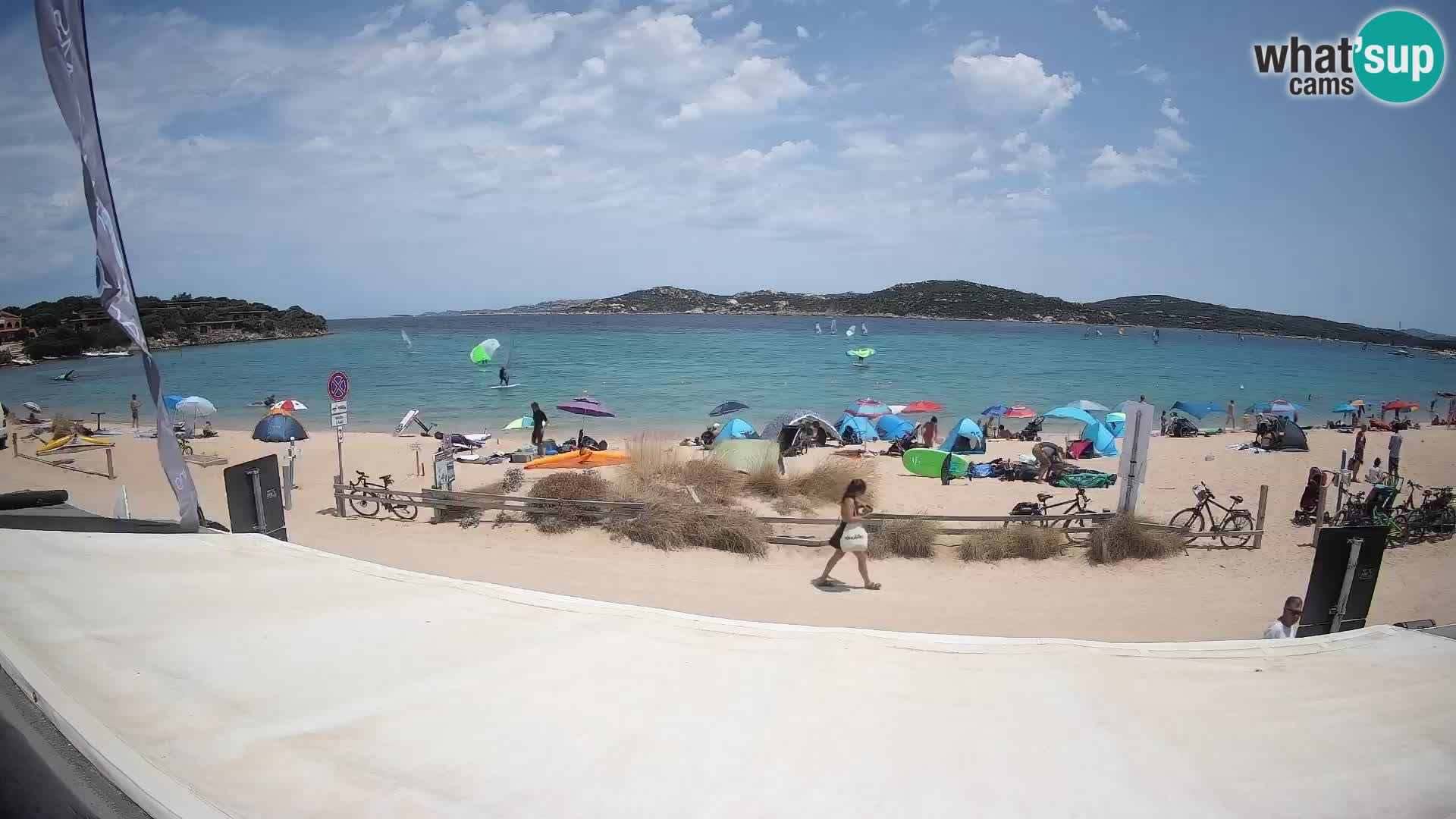 Porto Pollo Windsurfing and Kite surfing live webcam – Sardinia – Italy