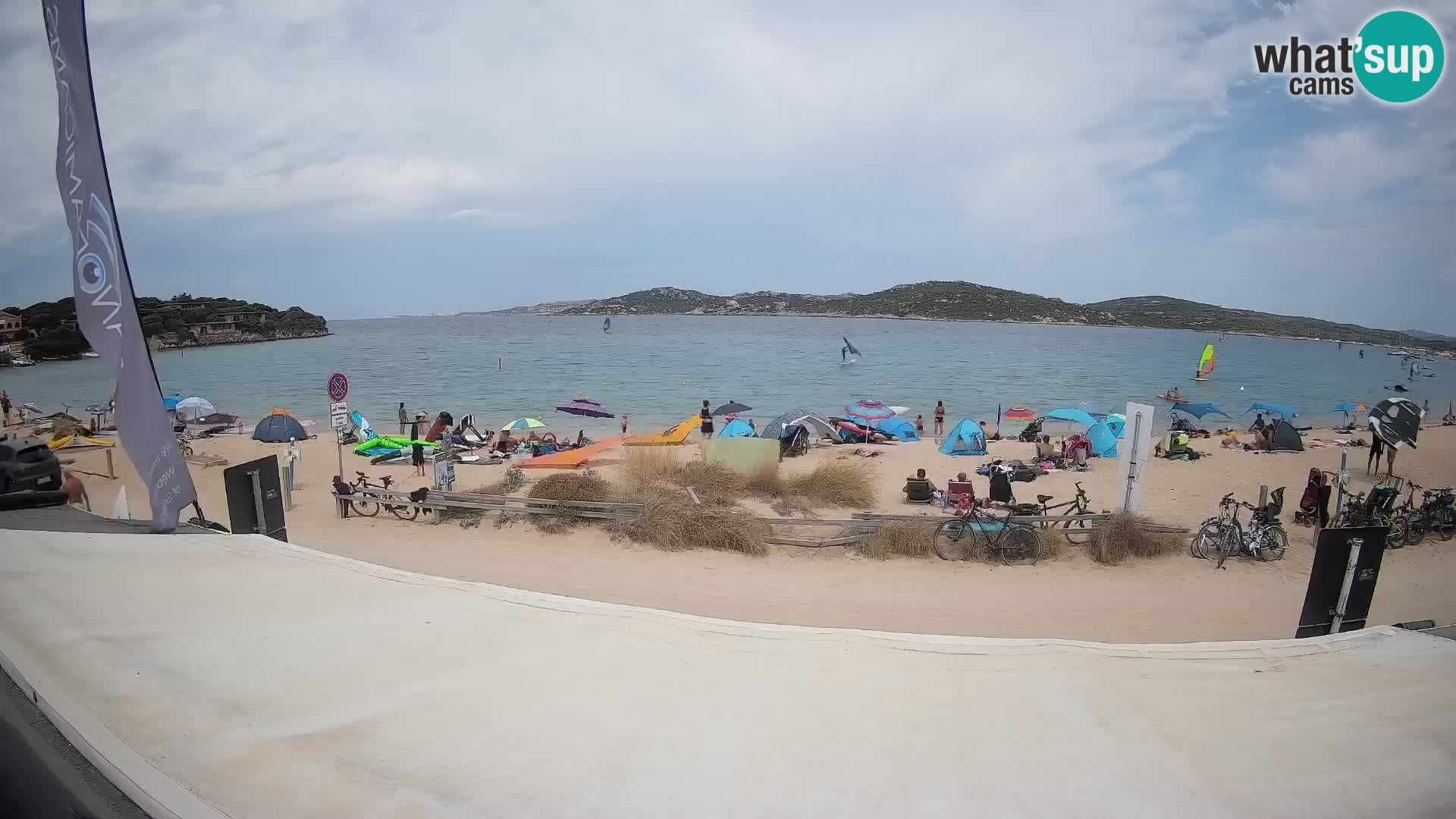 Porto Pollo Windsurfen und Kitesurfen Live-Webcam – Sardinien – Italien