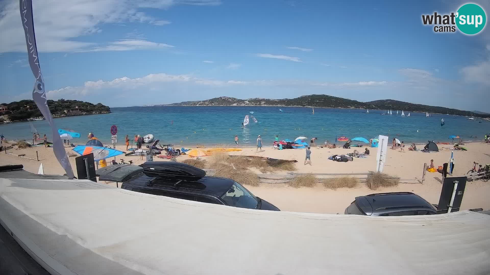 Porto Pollo Windsurfing and Kite surfing live webcam – Sardinia – Italy