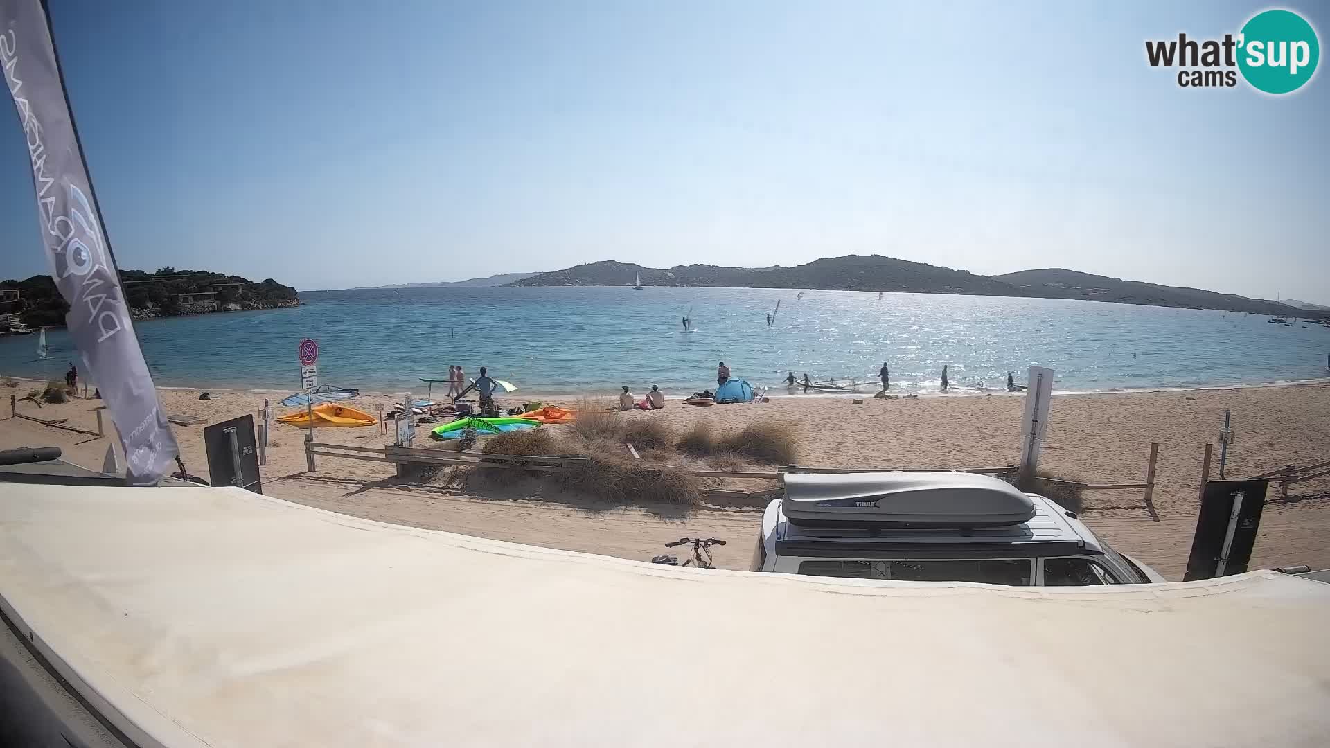 Porto Pollo Windsurfing and Kite surfing live webcam – Sardinia – Italy