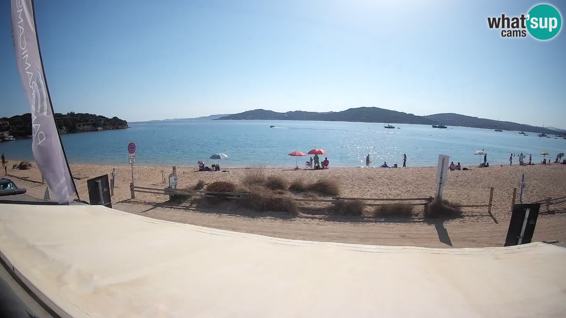 Porto Pollo Windsurfing and Kite surfing live webcam – Sardinia – Italy
