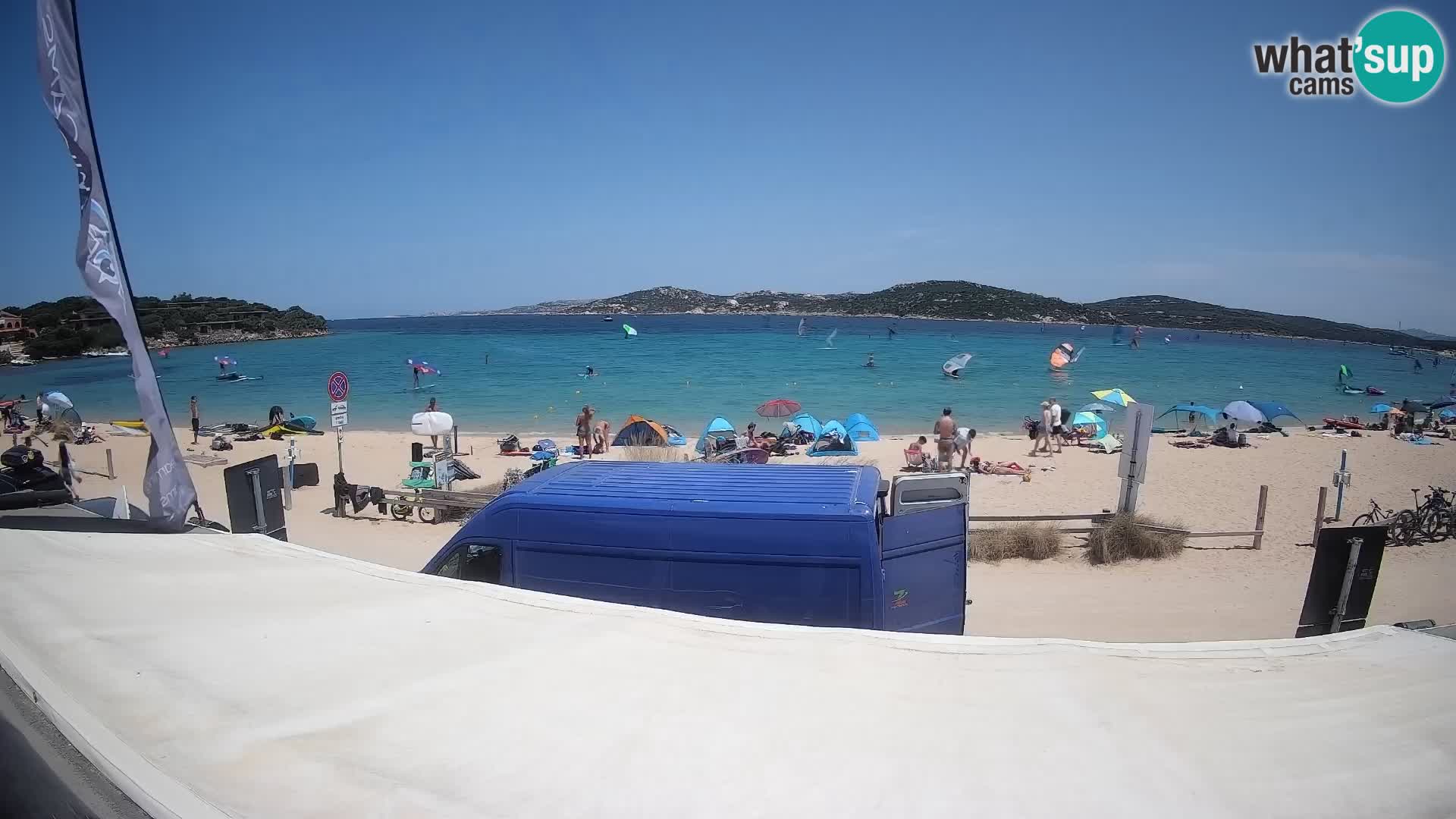 Porto Pollo Windsurfen und Kitesurfen Live-Webcam – Sardinien – Italien