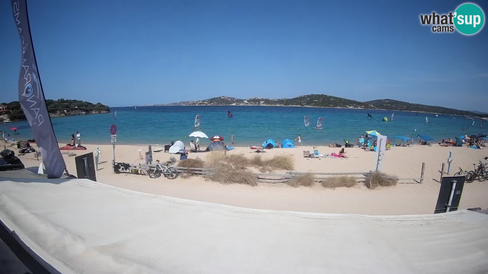 Porto Pollo Windsurfing and Kite surfing live webcam – Sardinia – Italy