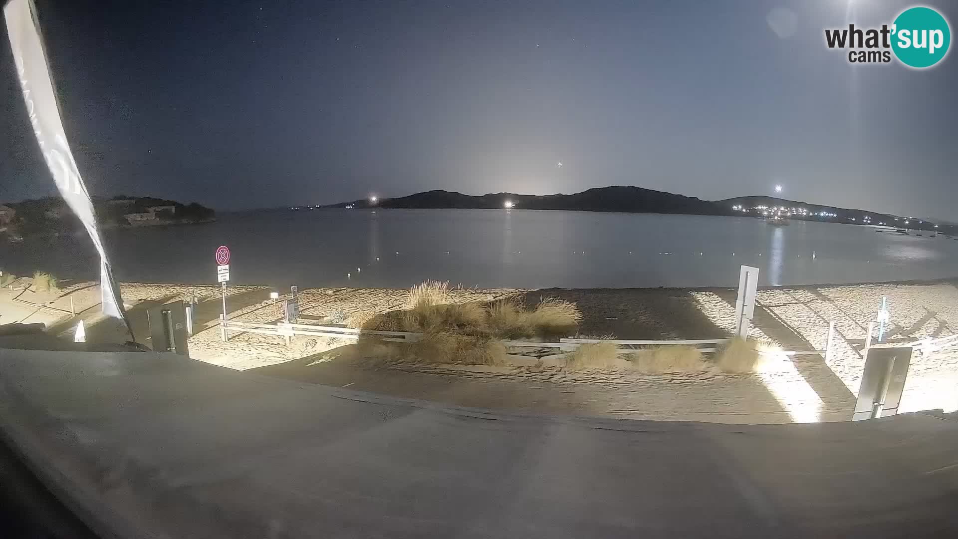 Webcam en direct de planche à voile et de kite surf à Porto Pollo – Sardaigne – Italie