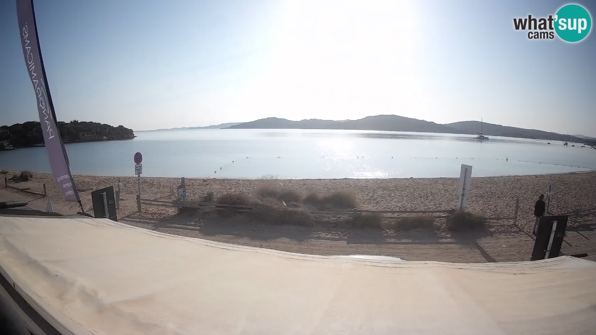 Porto Pollo Windsurfing and Kite surfing live webcam – Sardinia – Italy
