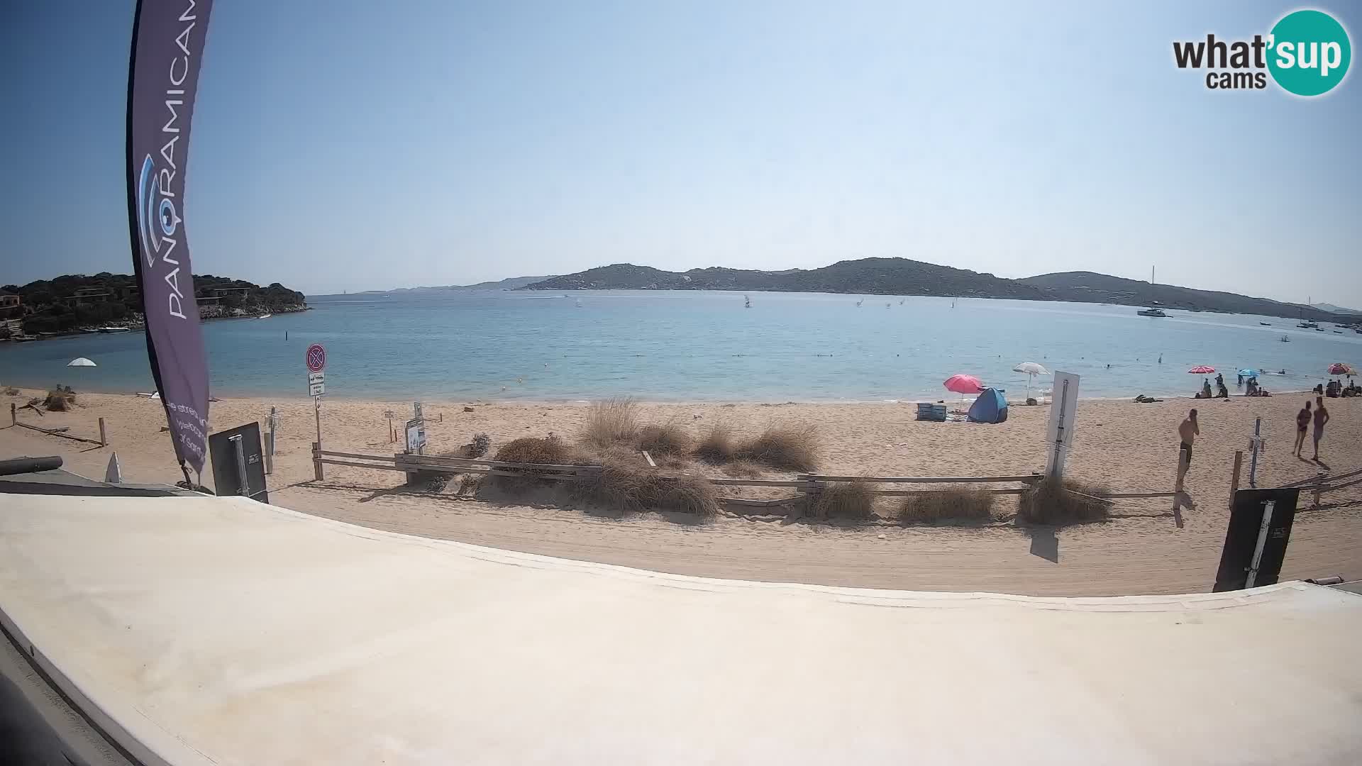 Porto Pollo Windsurfing and Kite surfing live webcam – Sardinia – Italy