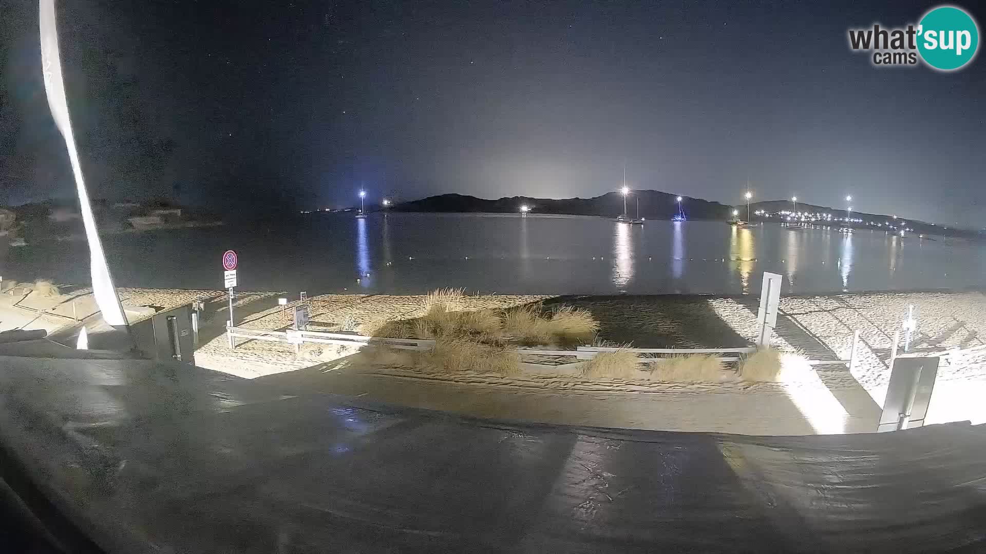 Webcam en direct de planche à voile et de kite surf à Porto Pollo – Sardaigne – Italie