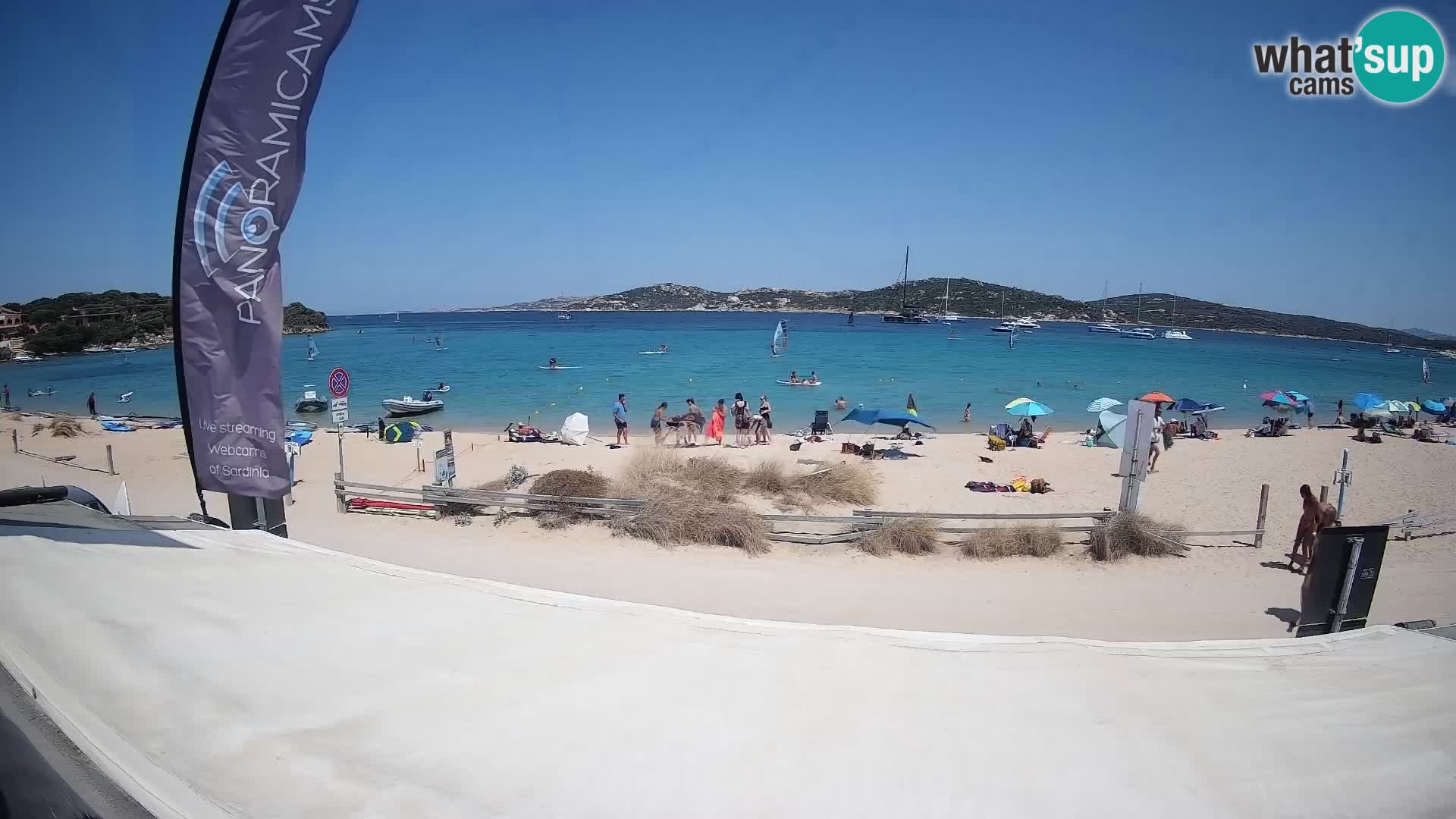 Porto Pollo Windsurfing and Kite surfing live webcam – Sardinia – Italy