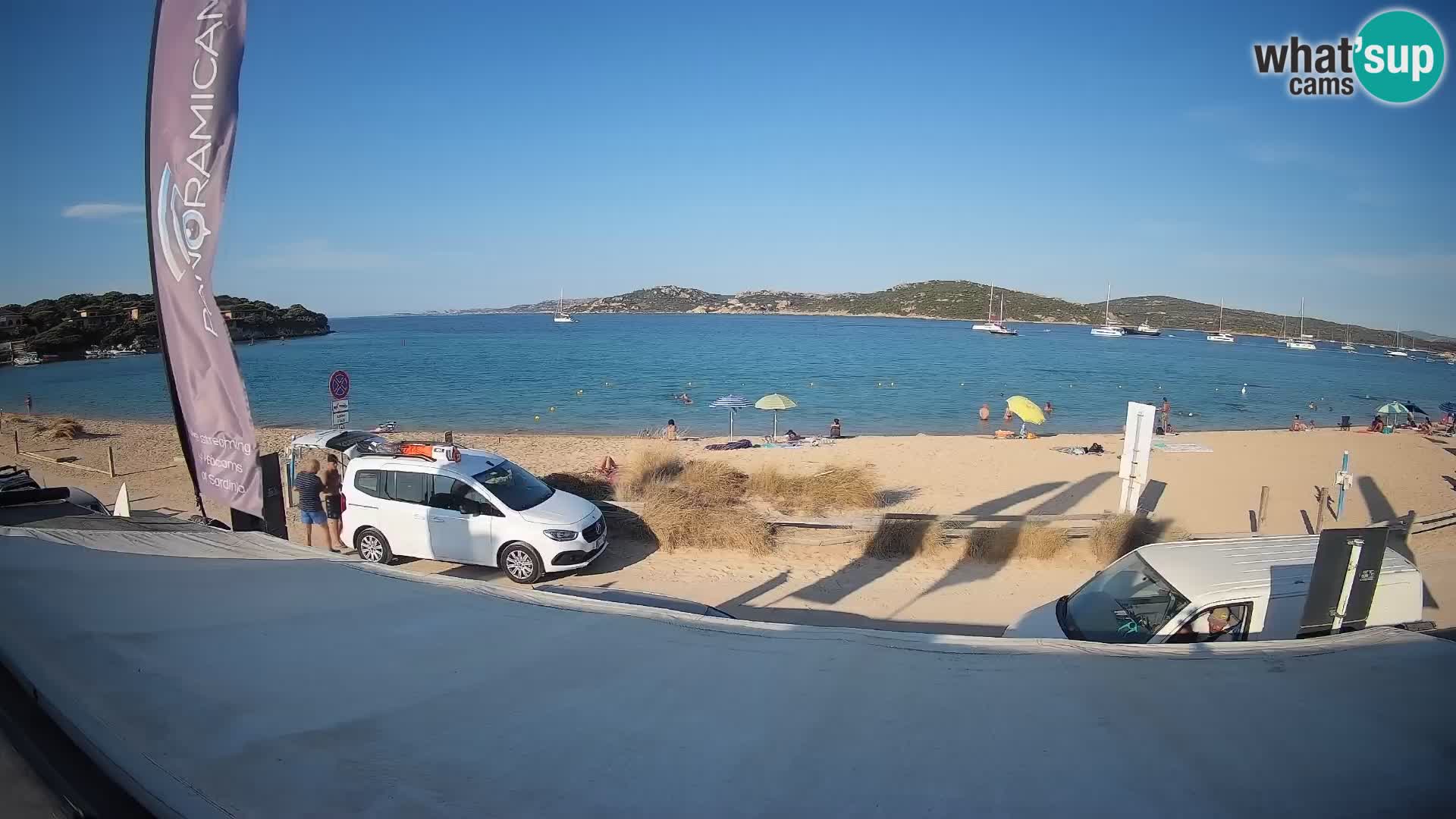 Porto Pollo Windsurfen und Kitesurfen Live-Webcam – Sardinien – Italien