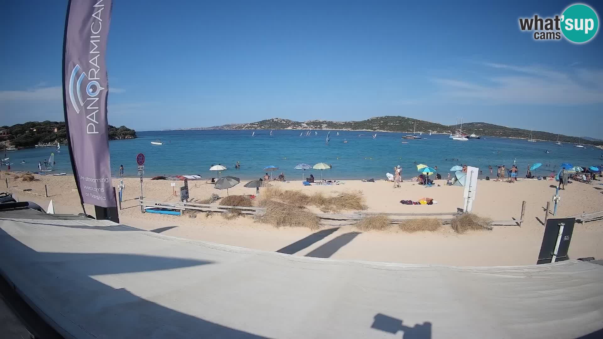 Porto Pollo Windsurfing and Kite surfing live webcam – Sardinia – Italy
