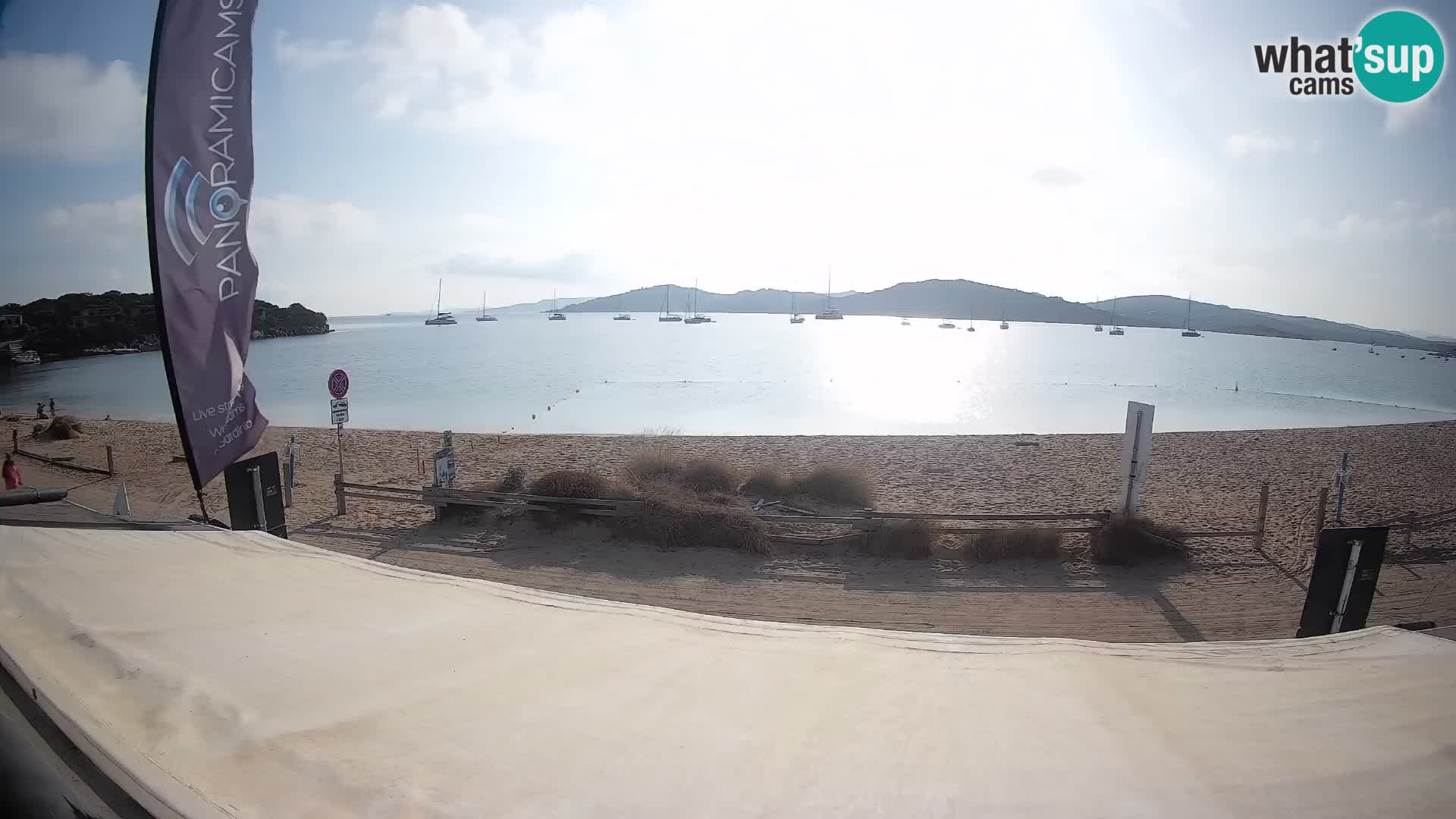 Webcam en direct de planche à voile et de kite surf à Porto Pollo – Sardaigne – Italie