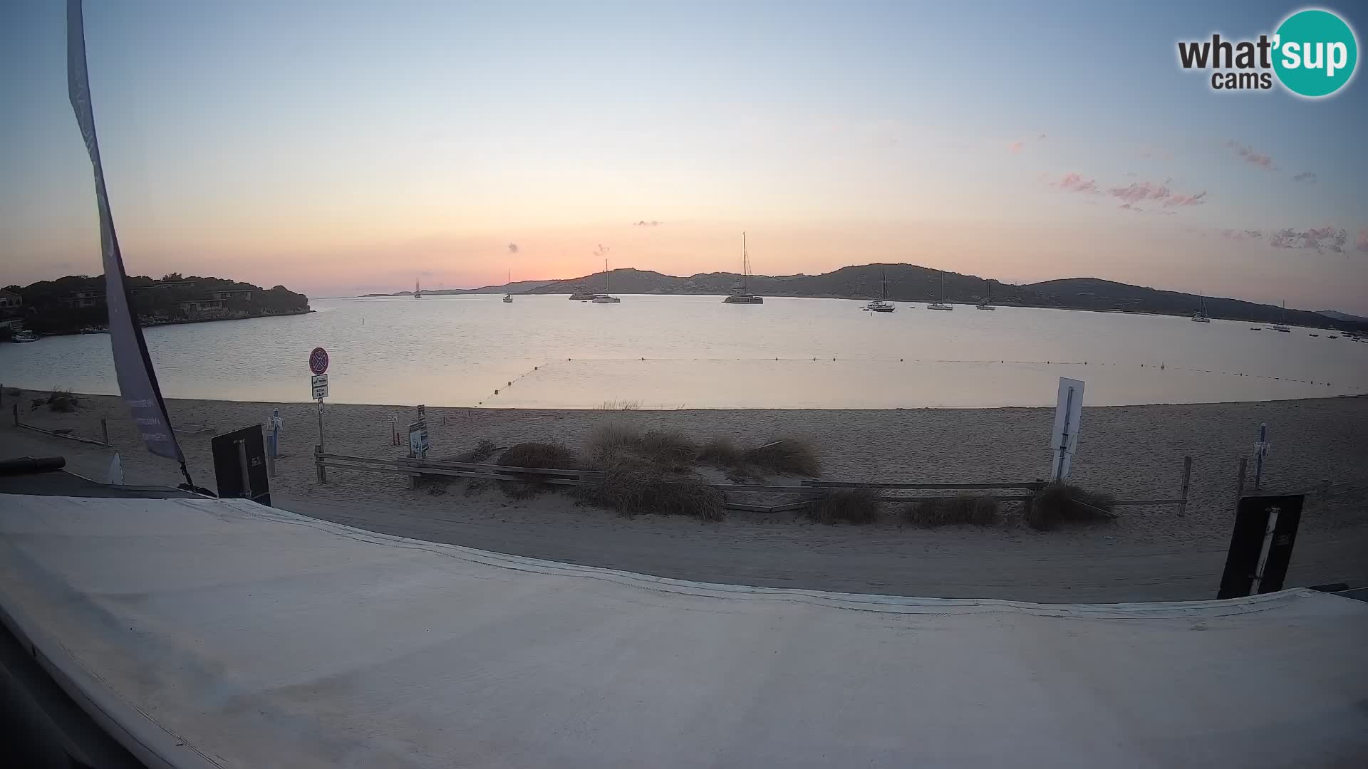 Porto Pollo Windsurfen und Kitesurfen Live-Webcam – Sardinien – Italien
