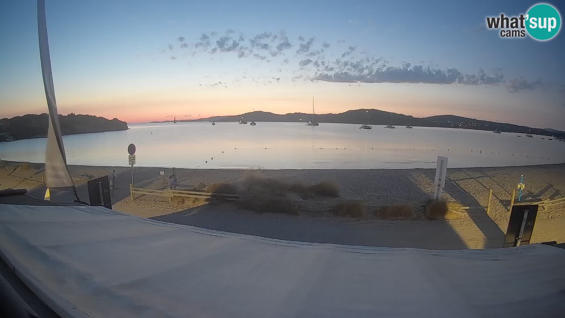 Porto Pollo Windsurfen und Kitesurfen Live-Webcam – Sardinien – Italien