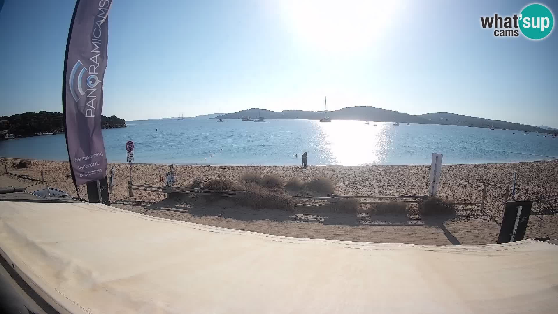 Porto Pollo Windsurfing and Kite surfing live webcam – Sardinia – Italy