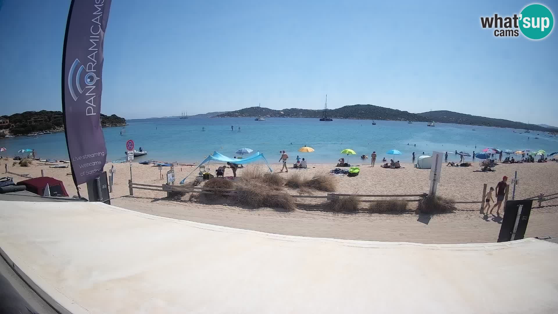 Porto Pollo Windsurfen und Kitesurfen Live-Webcam – Sardinien – Italien