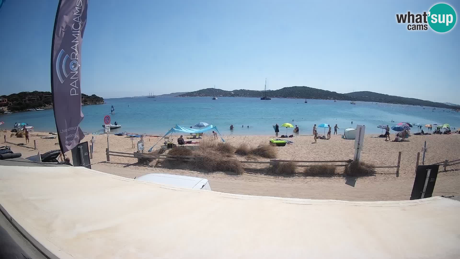 Porto Pollo Windsurfen und Kitesurfen Live-Webcam – Sardinien – Italien