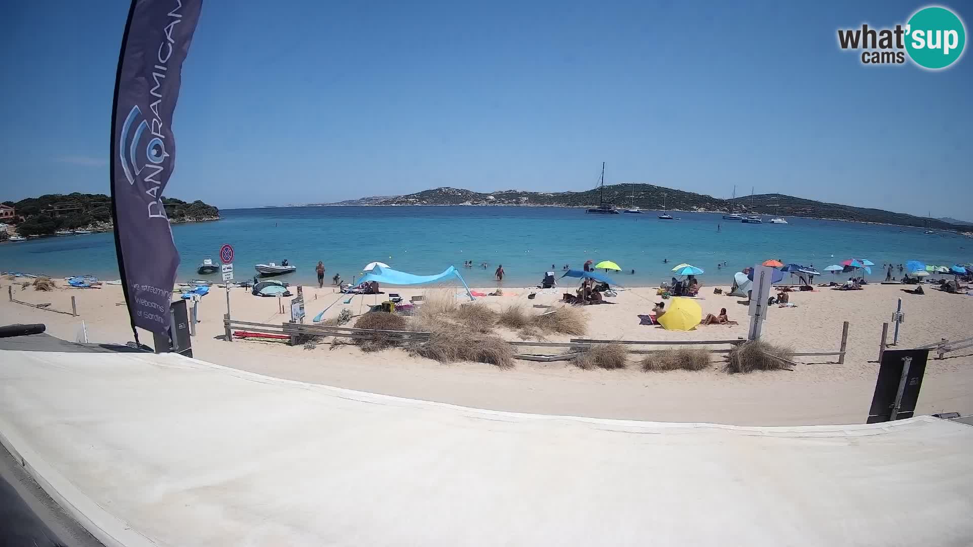 Porto Pollo Windsurfing and Kite surfing live webcam – Sardinia – Italy