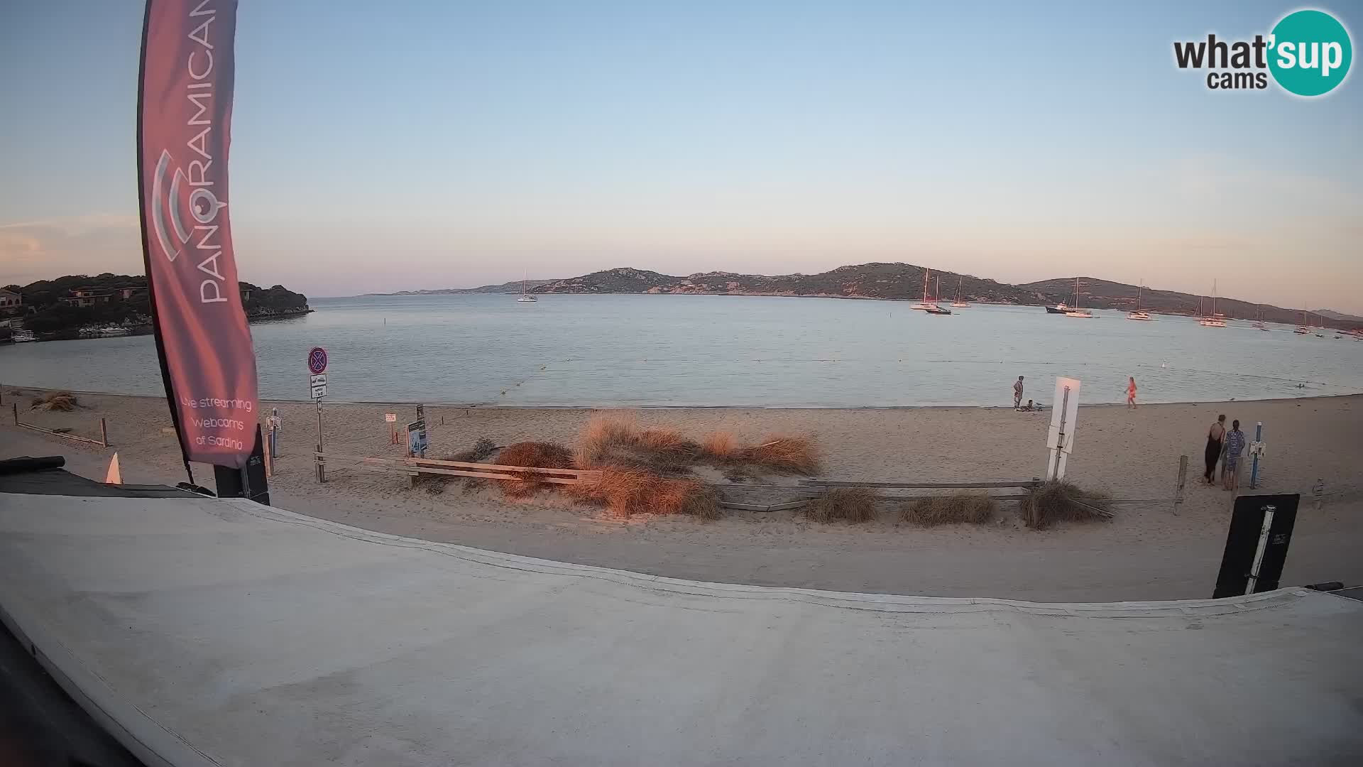 Webcam en direct de planche à voile et de kite surf à Porto Pollo – Sardaigne – Italie