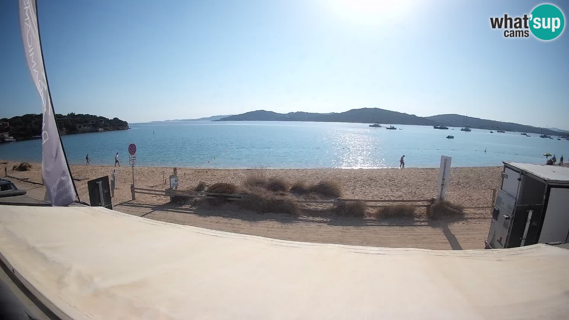Porto Pollo Windsurfen und Kitesurfen Live-Webcam – Sardinien – Italien