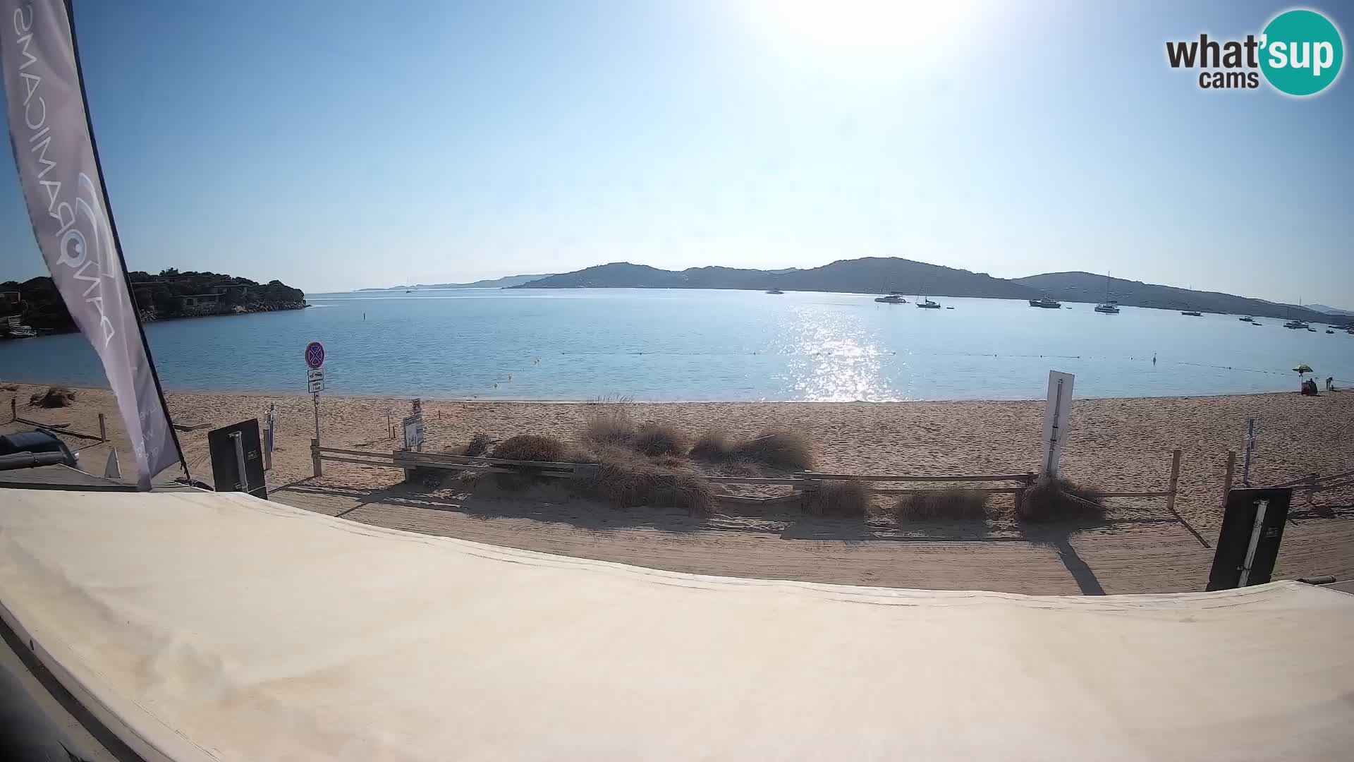 Porto Pollo Windsurfing and Kite surfing live webcam – Sardinia – Italy