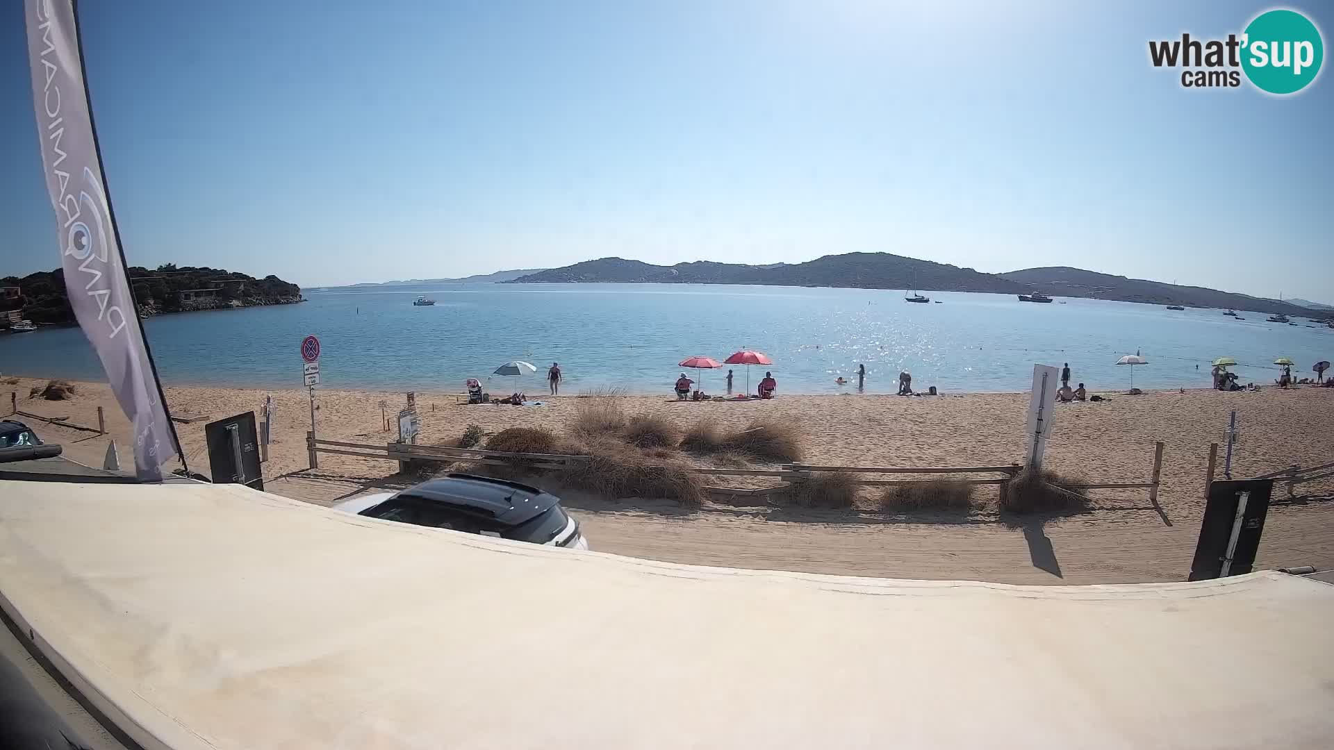 Porto Pollo Windsurfing and Kite surfing live webcam – Sardinia – Italy