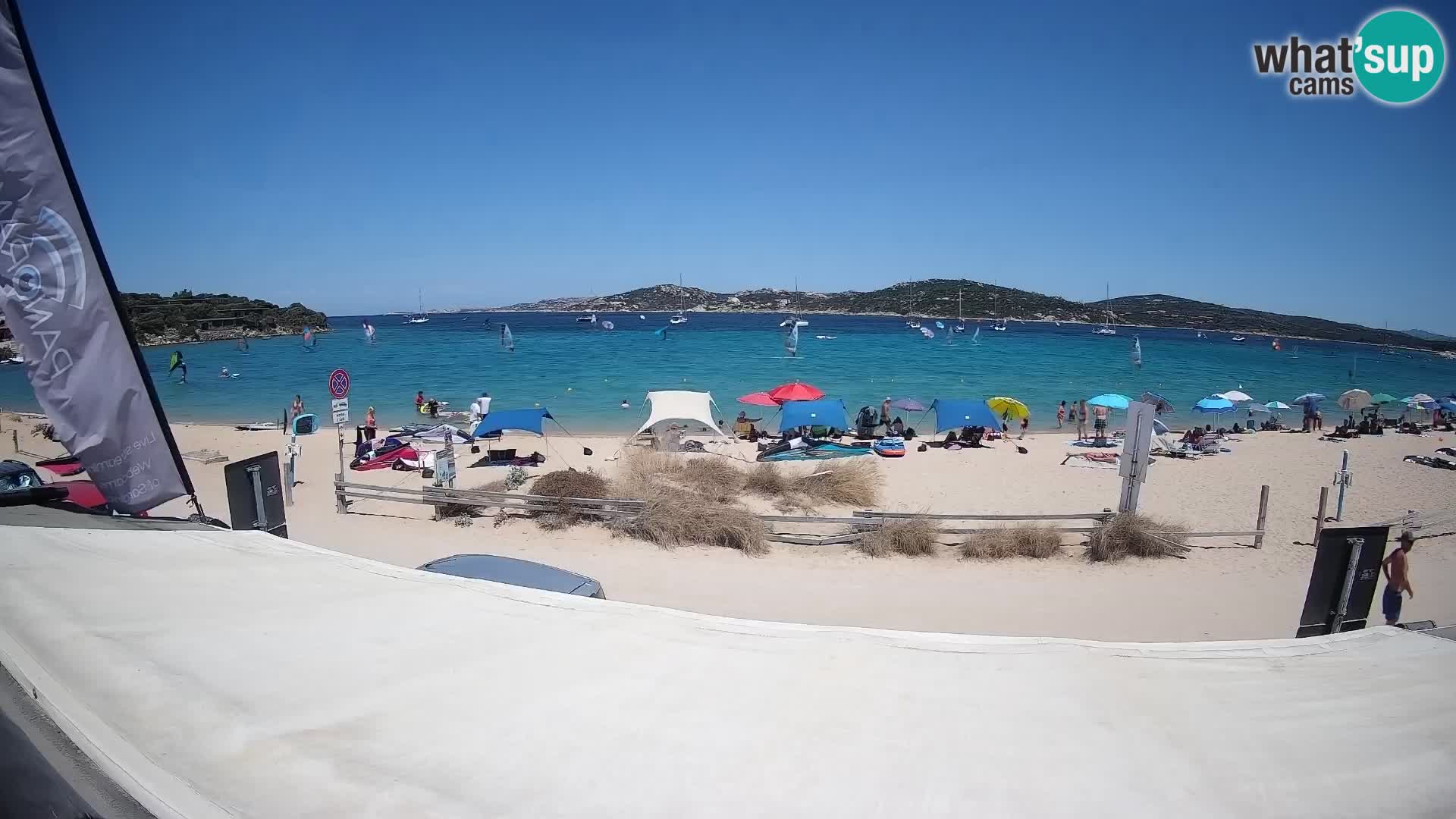 Porto Pollo Windsurfing and Kite surfing live webcam – Sardinia – Italy
