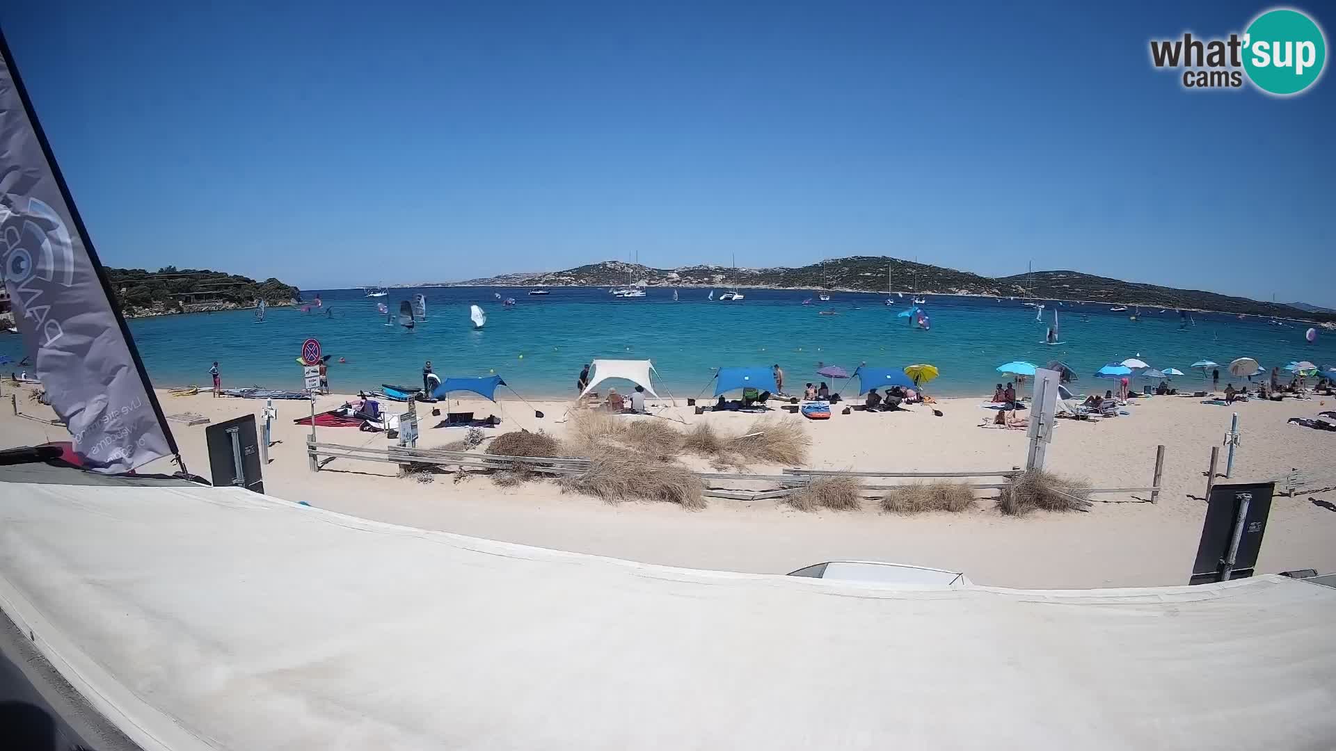 Porto Pollo Windsurfing i Kite surfanje web kamera uživo – Sardinija – Italija