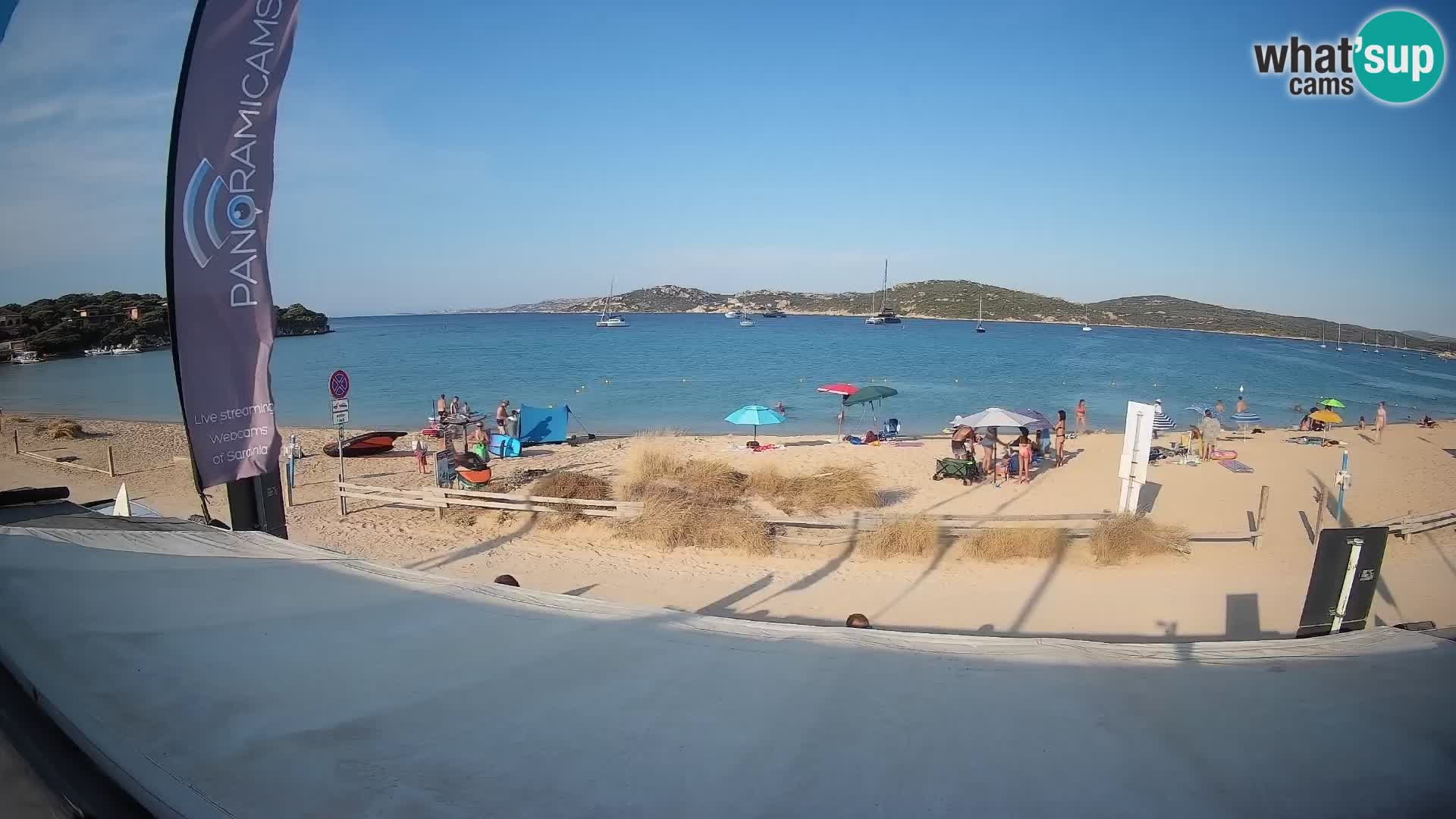 Porto Pollo Windsurfing and Kite surfing live webcam – Sardinia – Italy